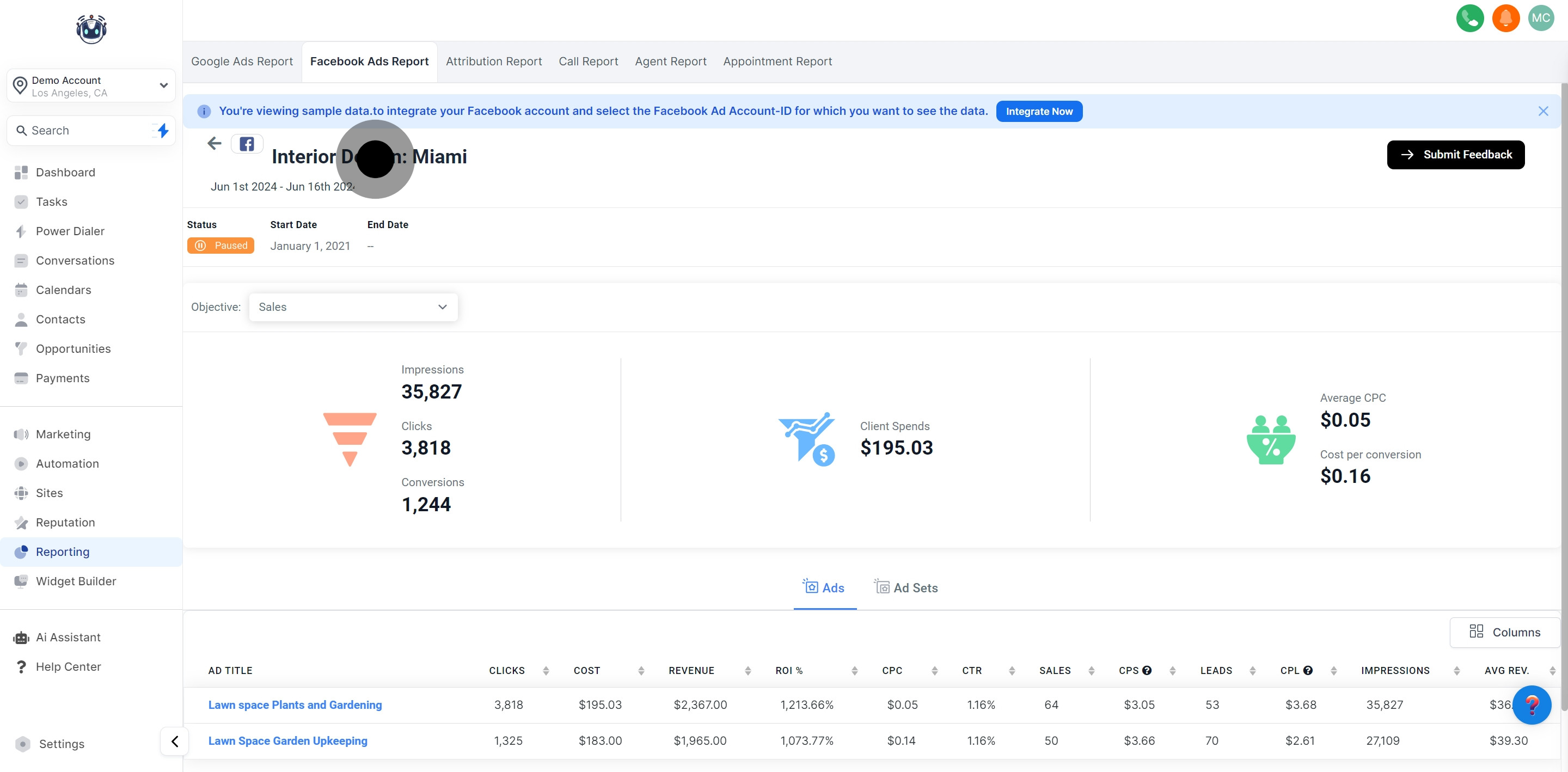 16 Click on "Objective:".