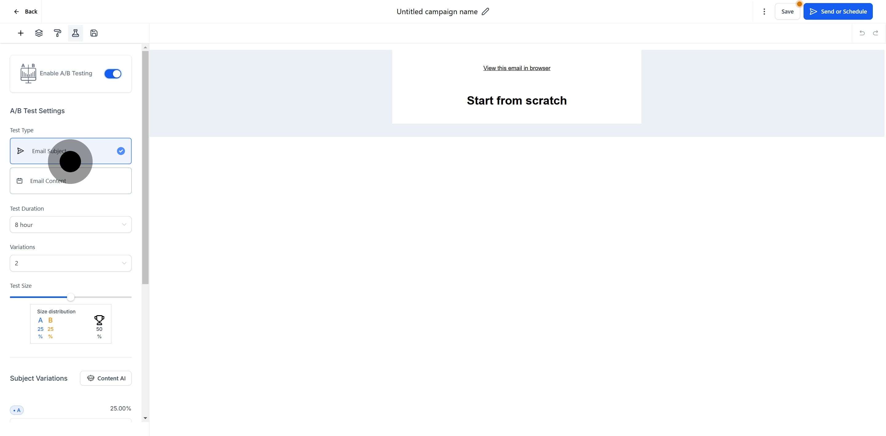 8 Once that's done, click here.