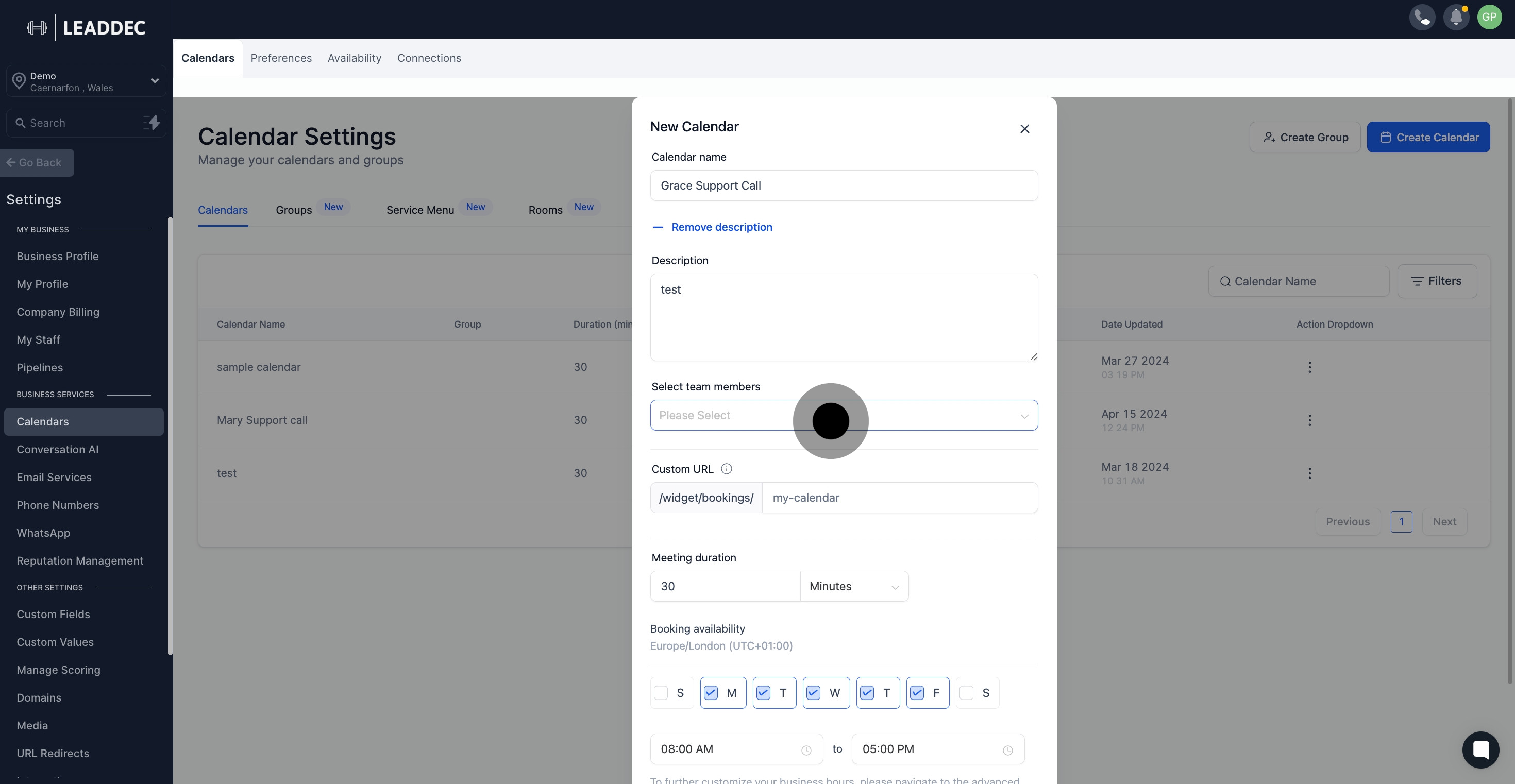 7 Click on the element.