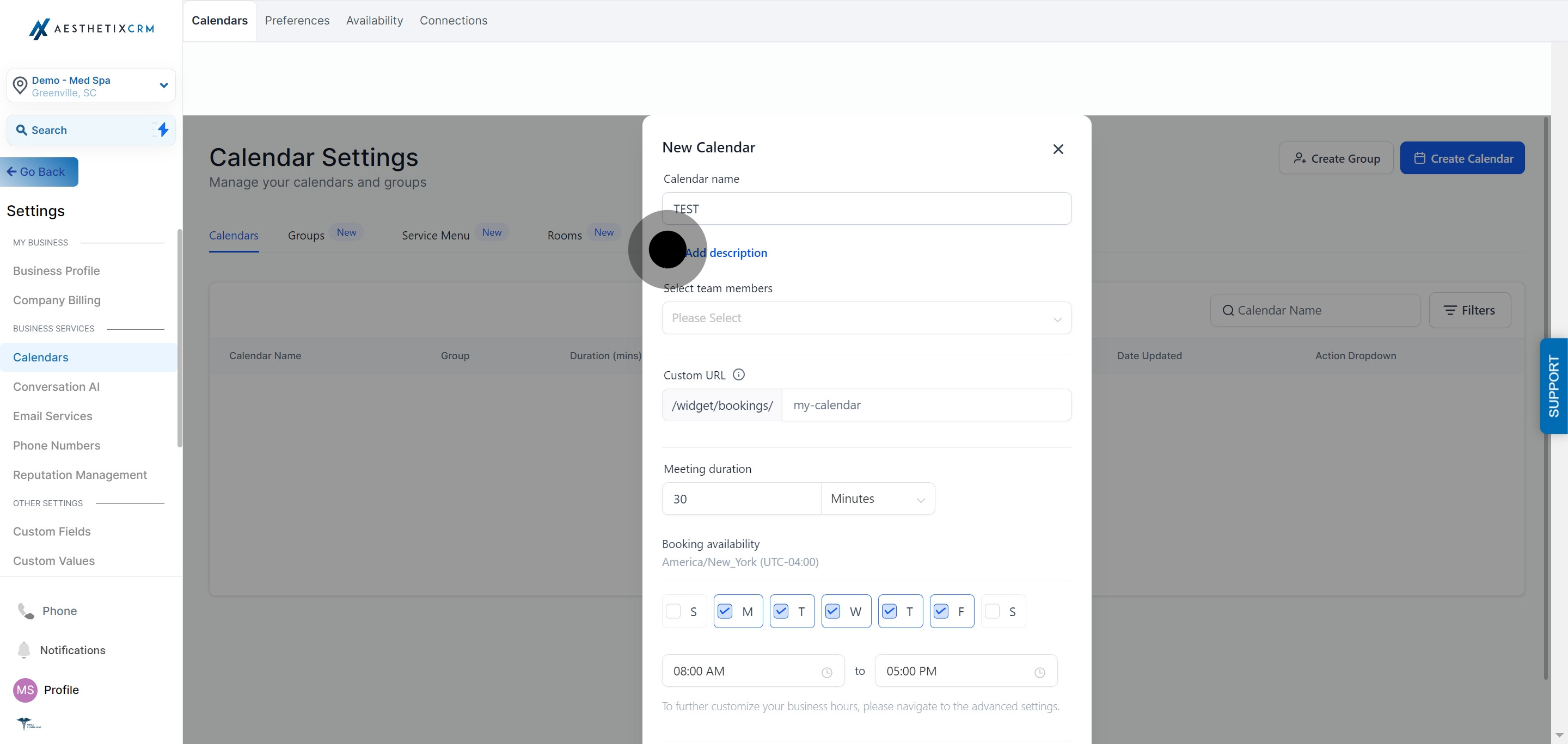 5 After, click on "Add description".