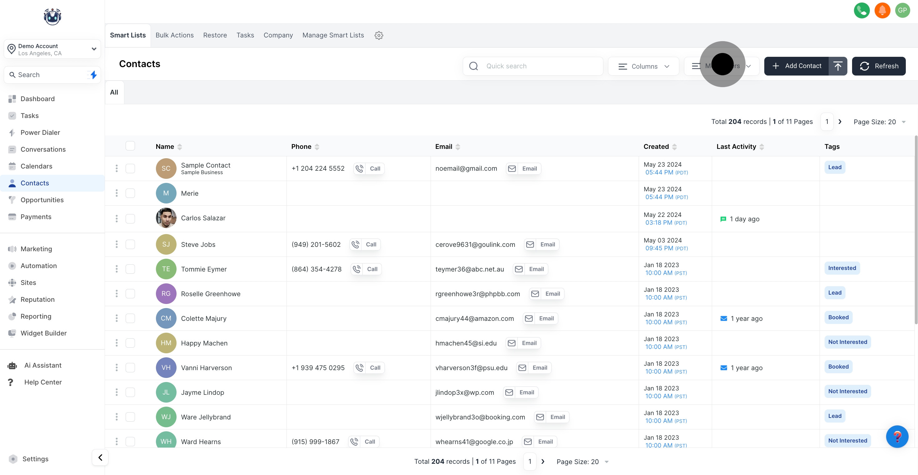 2 Click on "More Filters".