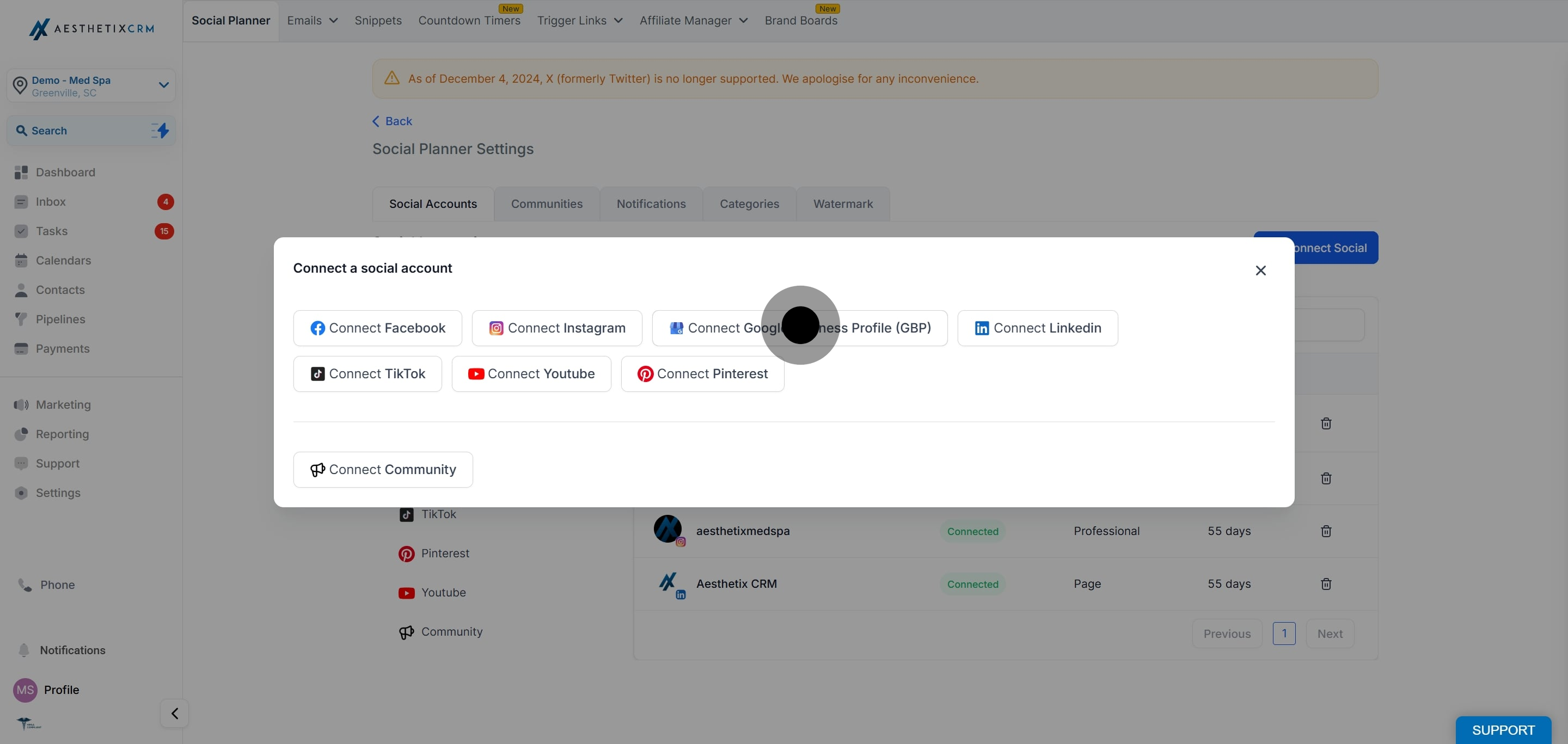 5 Then, click on "Google Business Profile (GBP)".