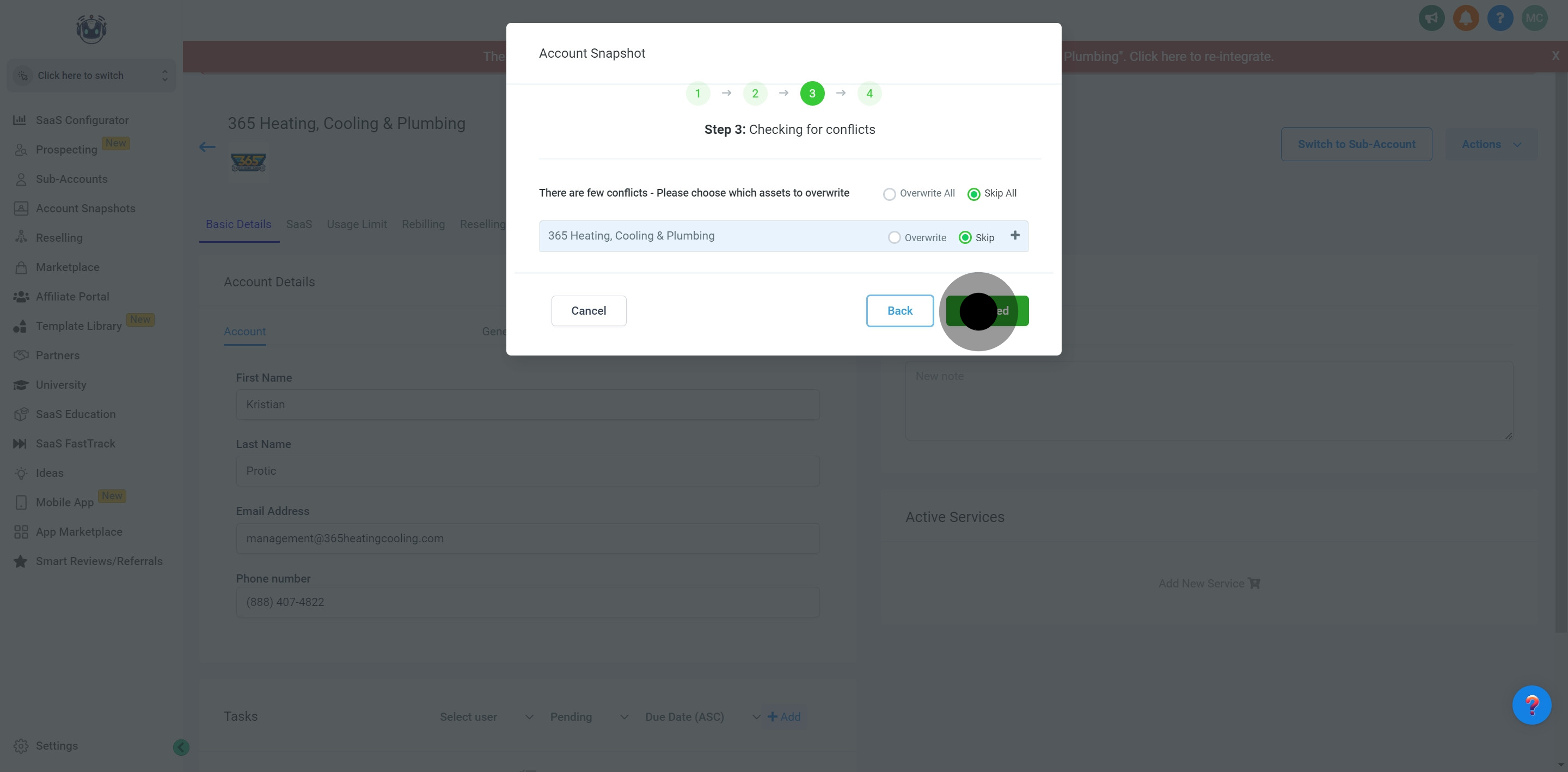15 Following that, click on "Proceed".