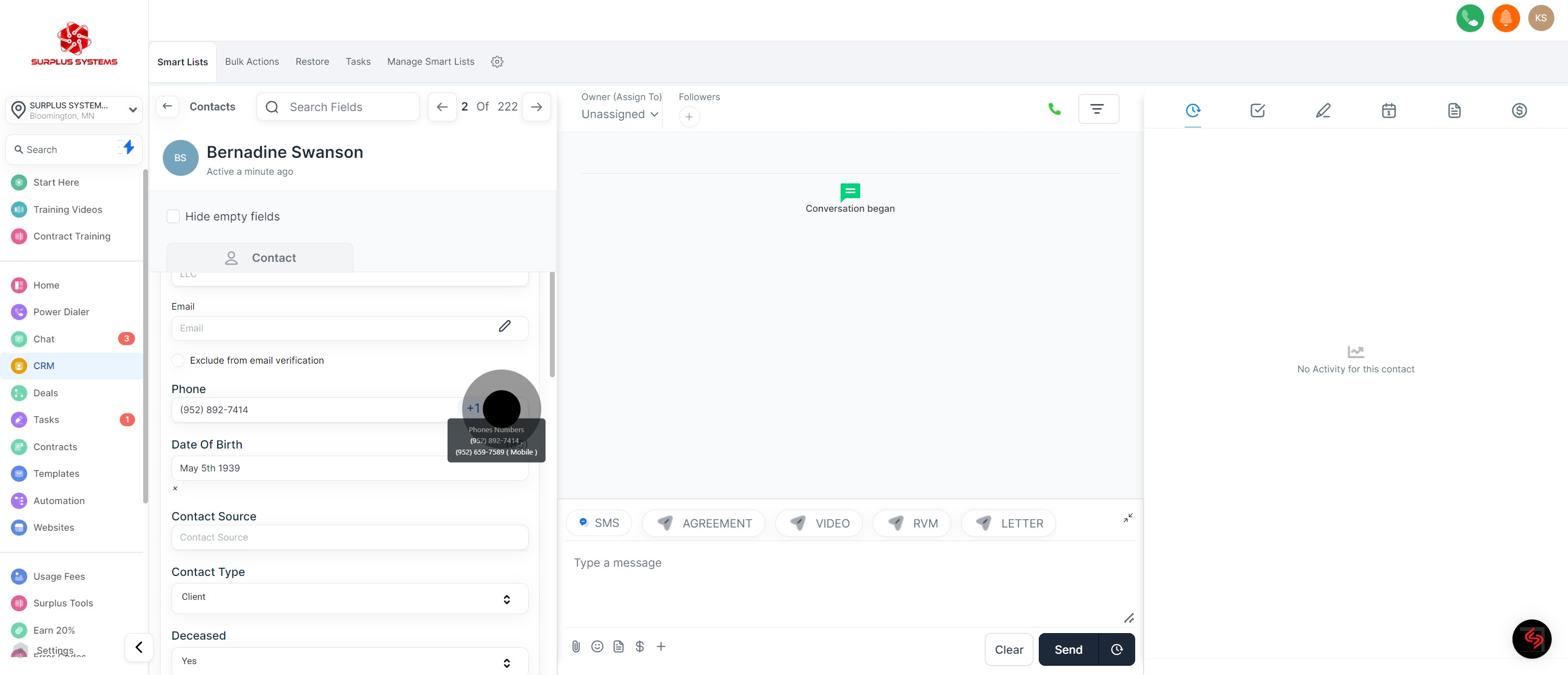 4 Click on the element.
