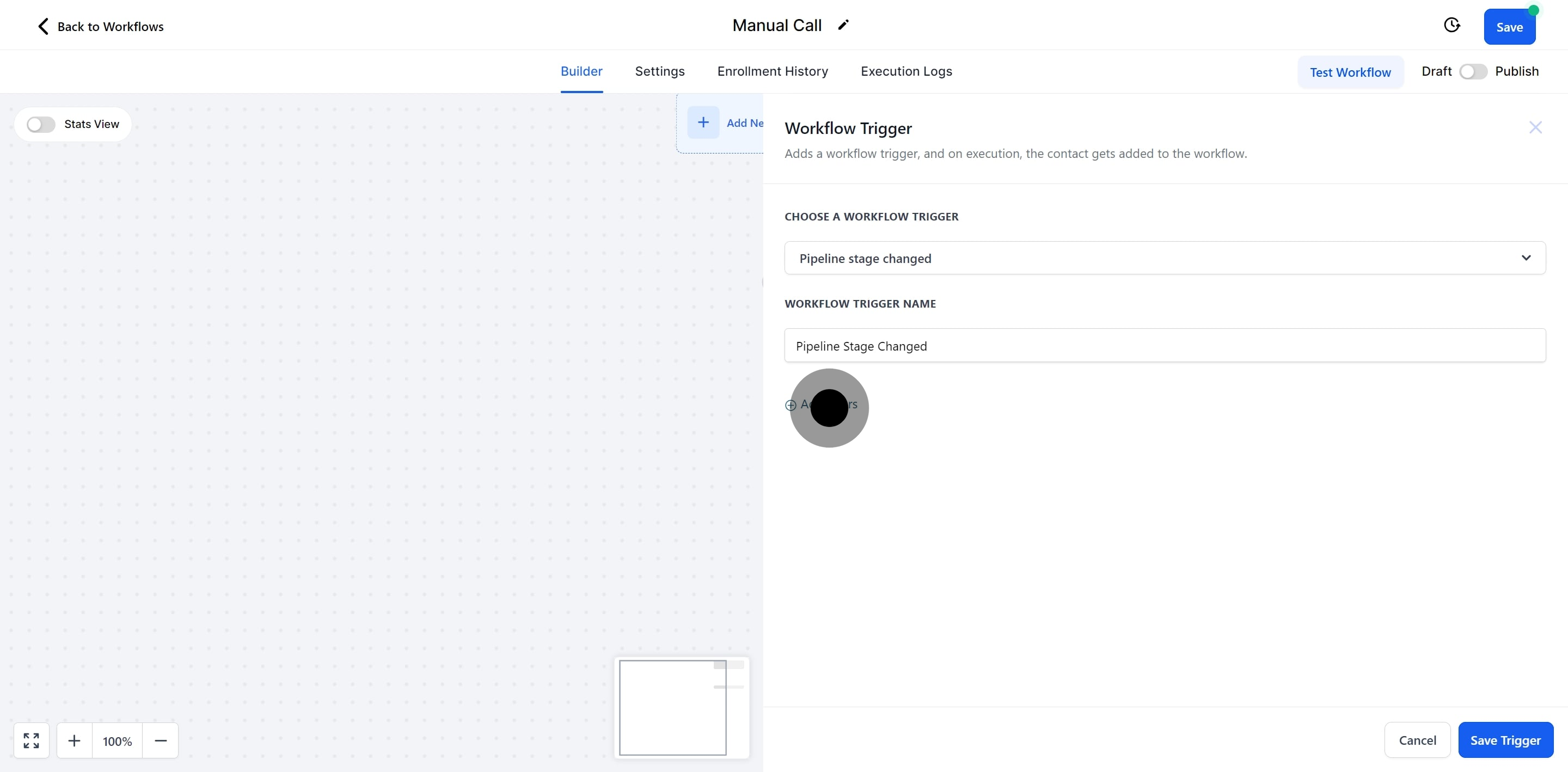 7 Click on "Add filters".