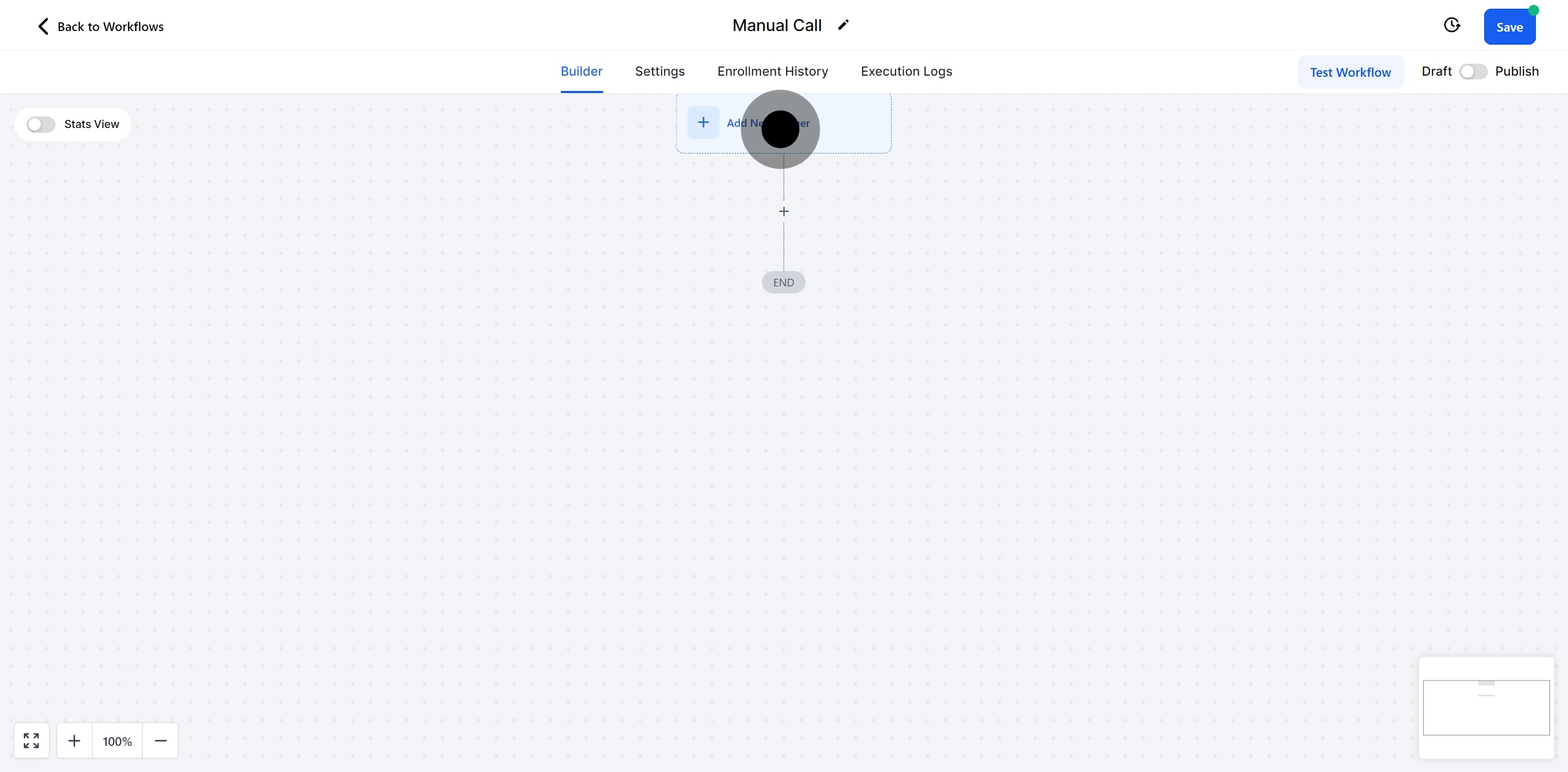 5 Following that, click on "Add New Trigger".