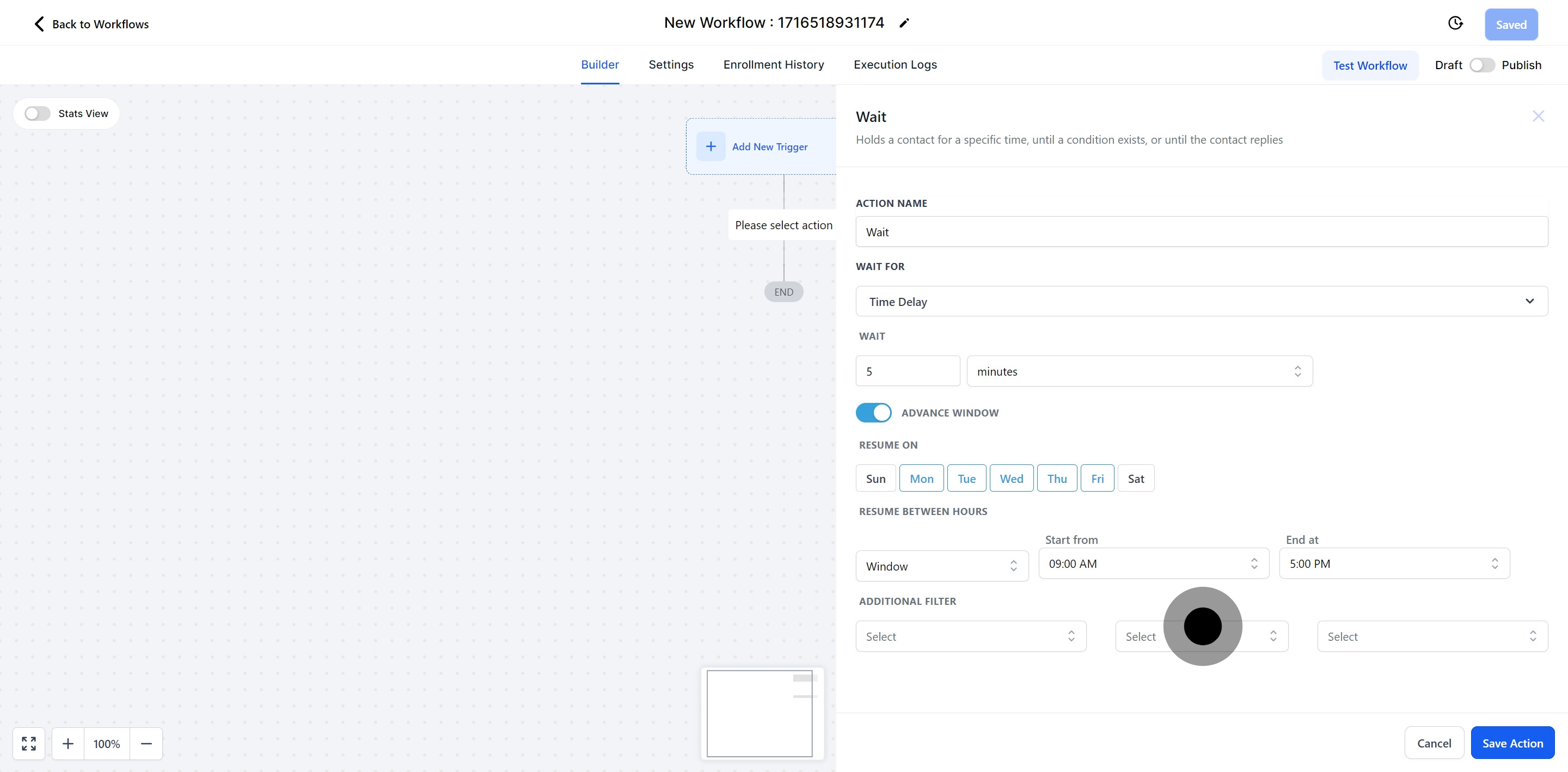 12 Following that, click on "Additional Filter".