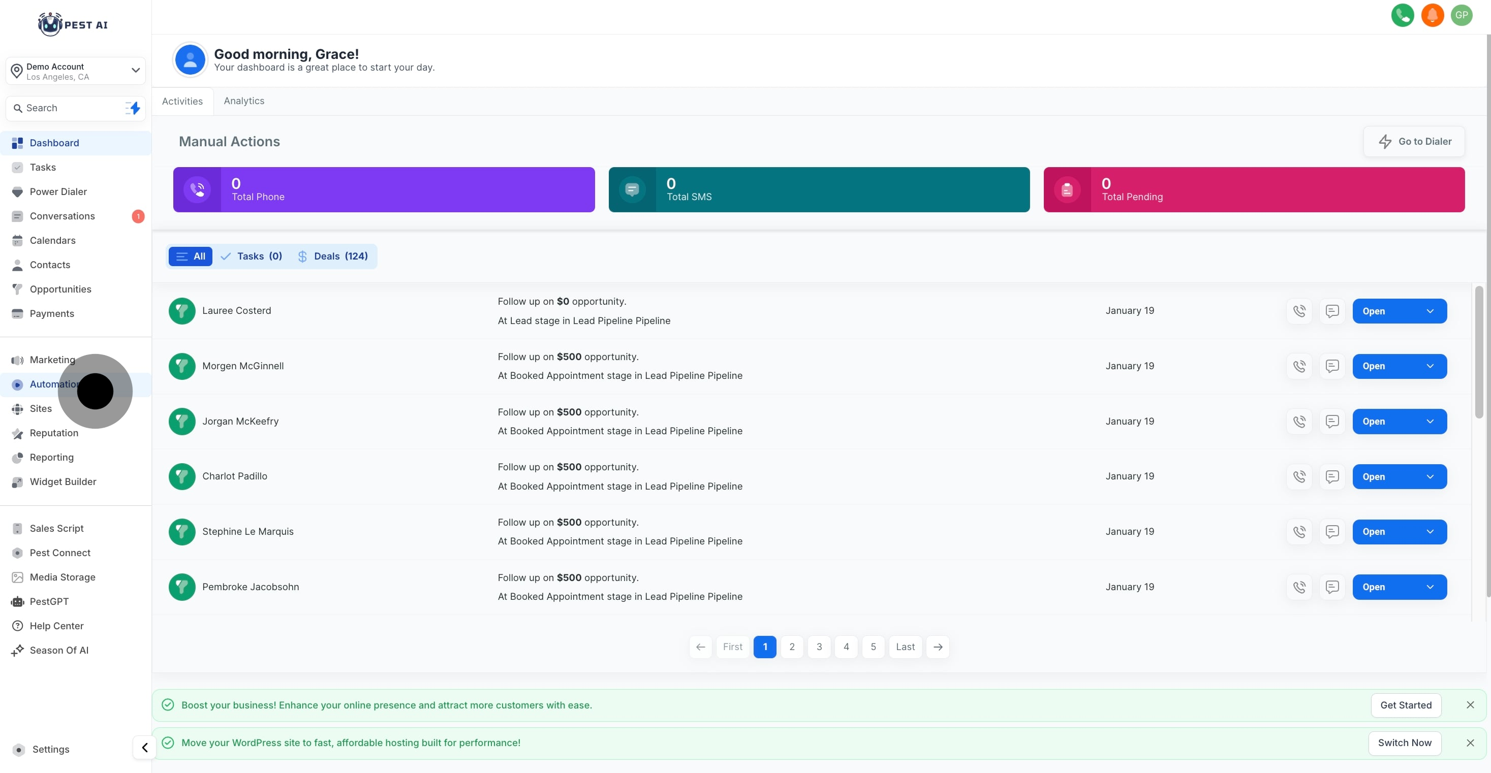 1 To get started, click here.