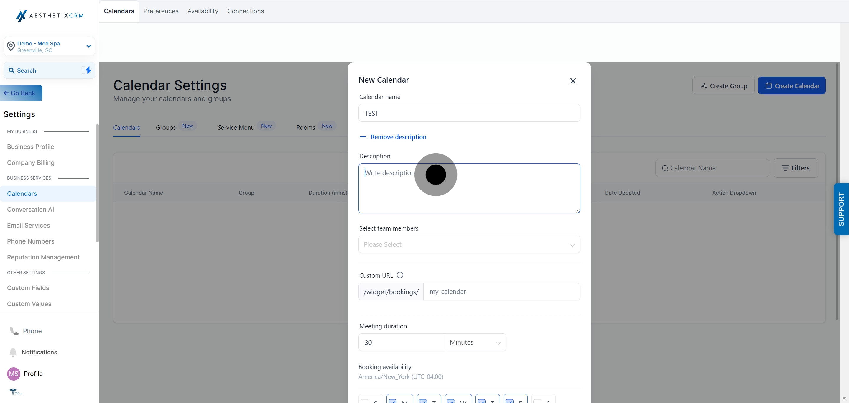 6 Then, click on the element.