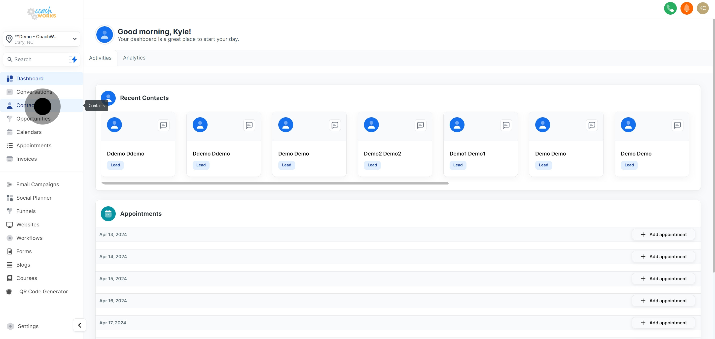 1 First, click here.
