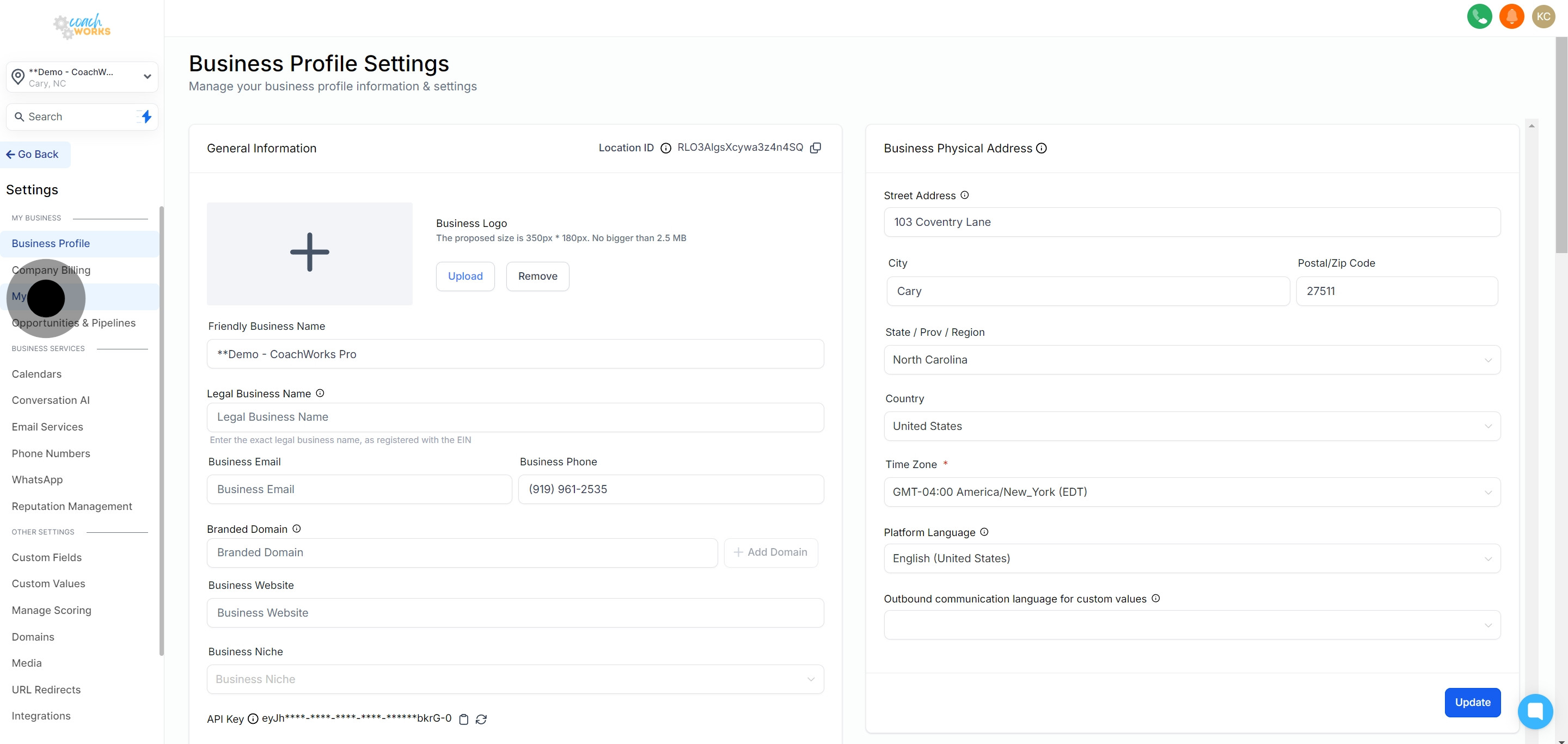 2 After, click on "My Staff".