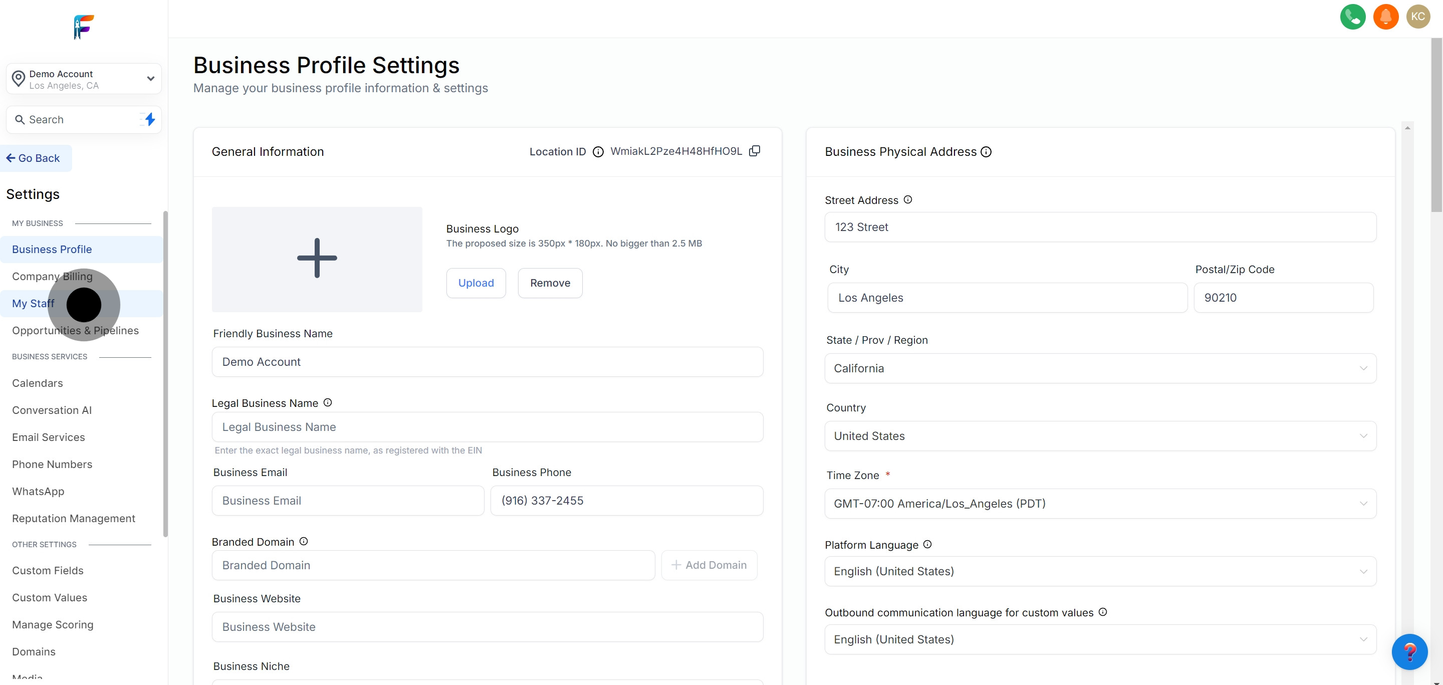 2 After that, click on "My Staff".