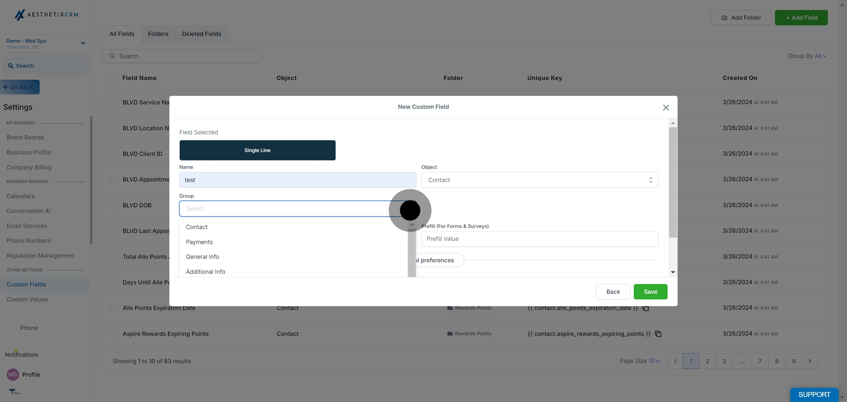 8 Following that, click on "Select".