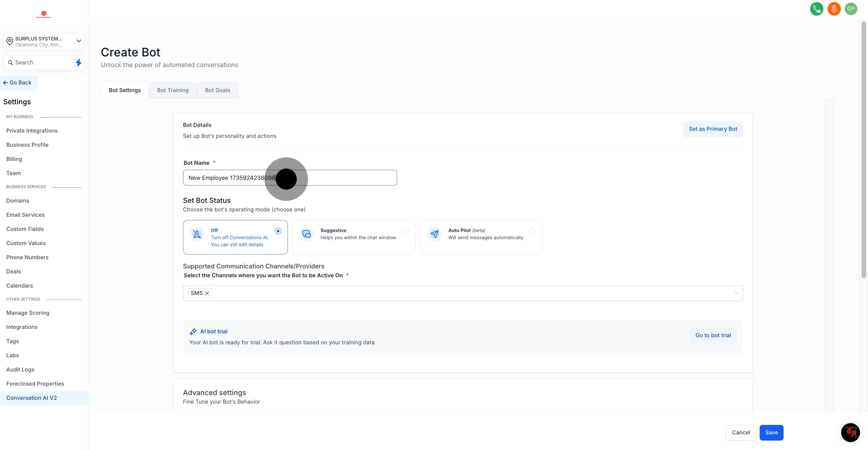 5 Afterwards, click on the element.