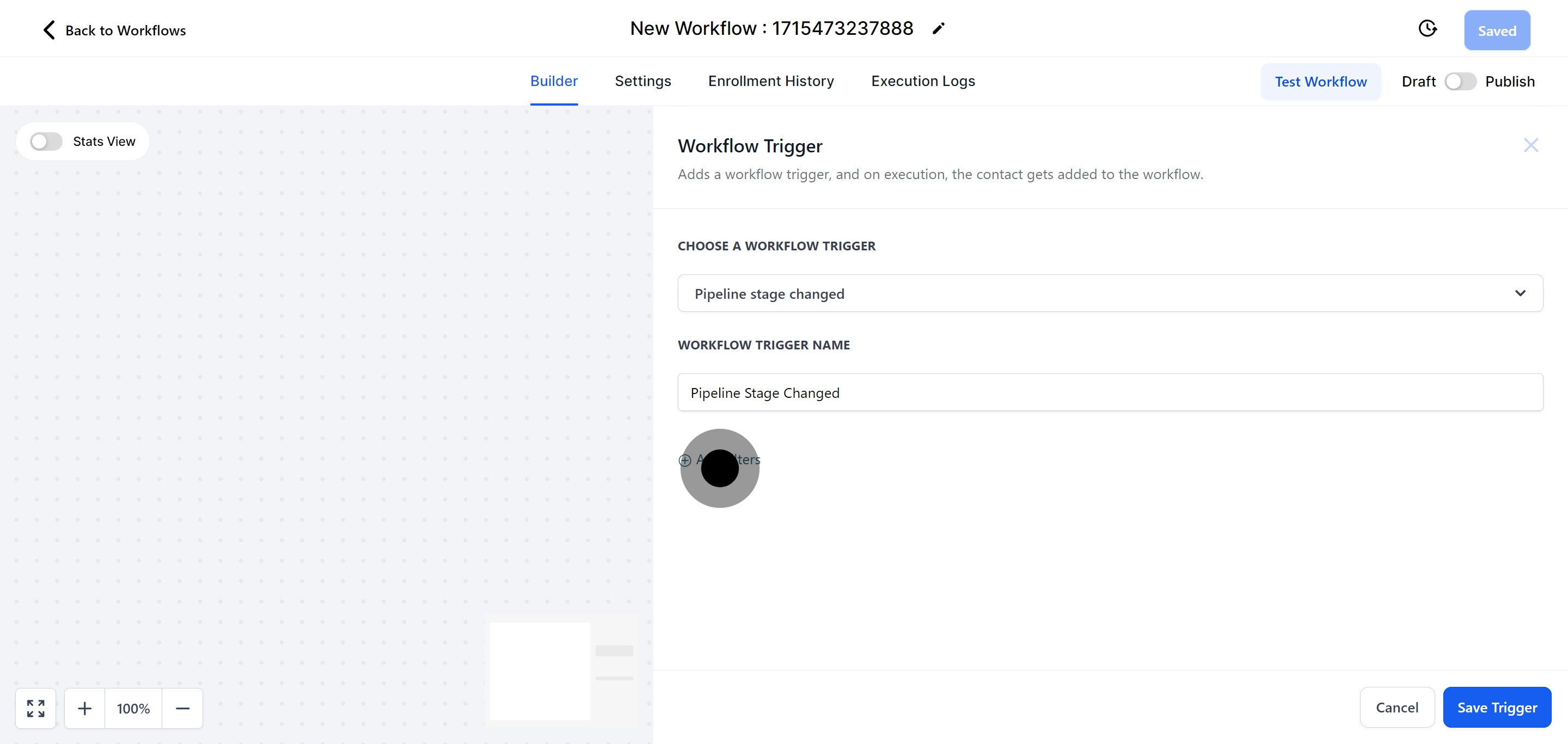 6 Once that's done, click on "Add filters".