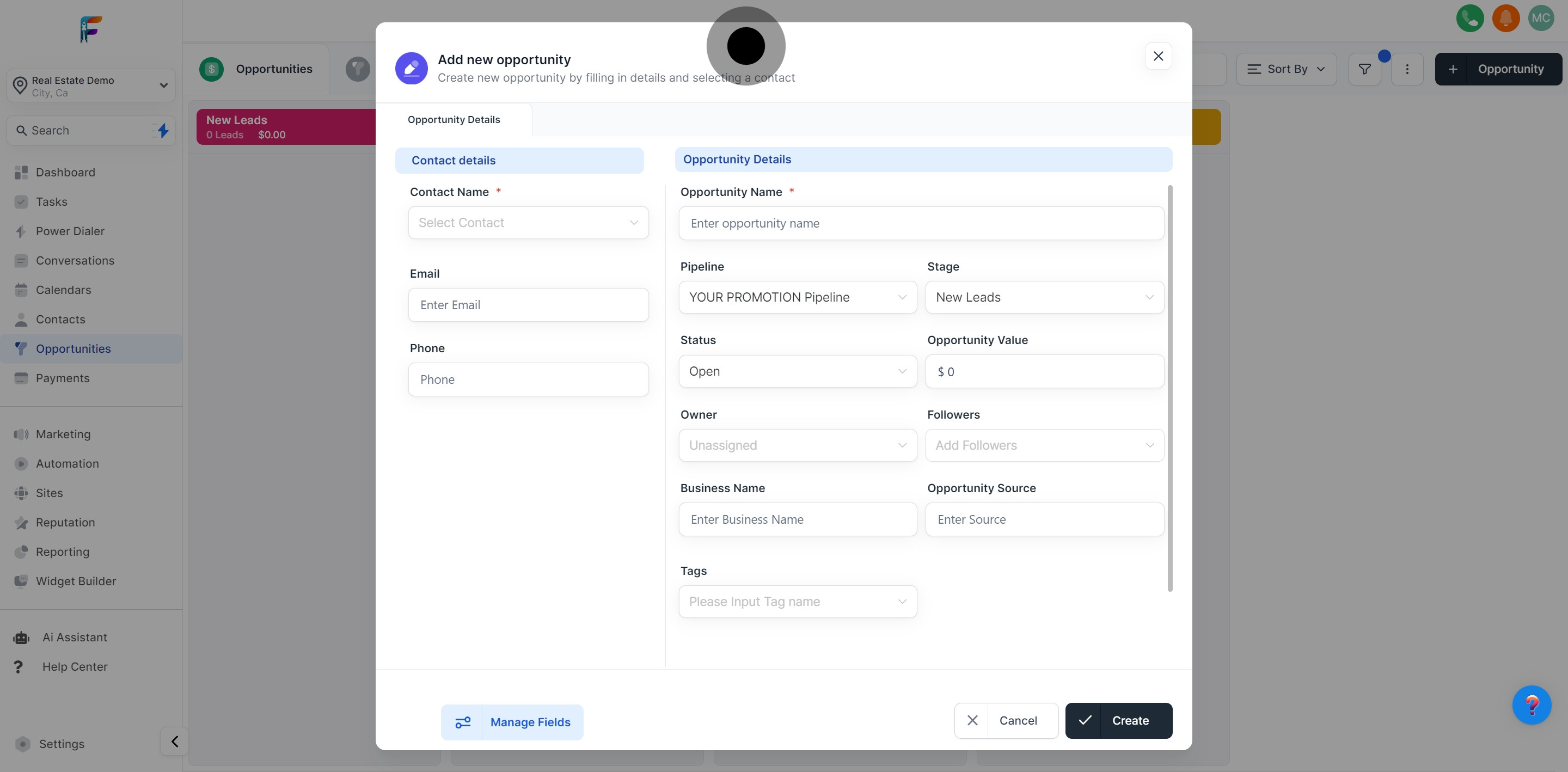 8 Click on the element.