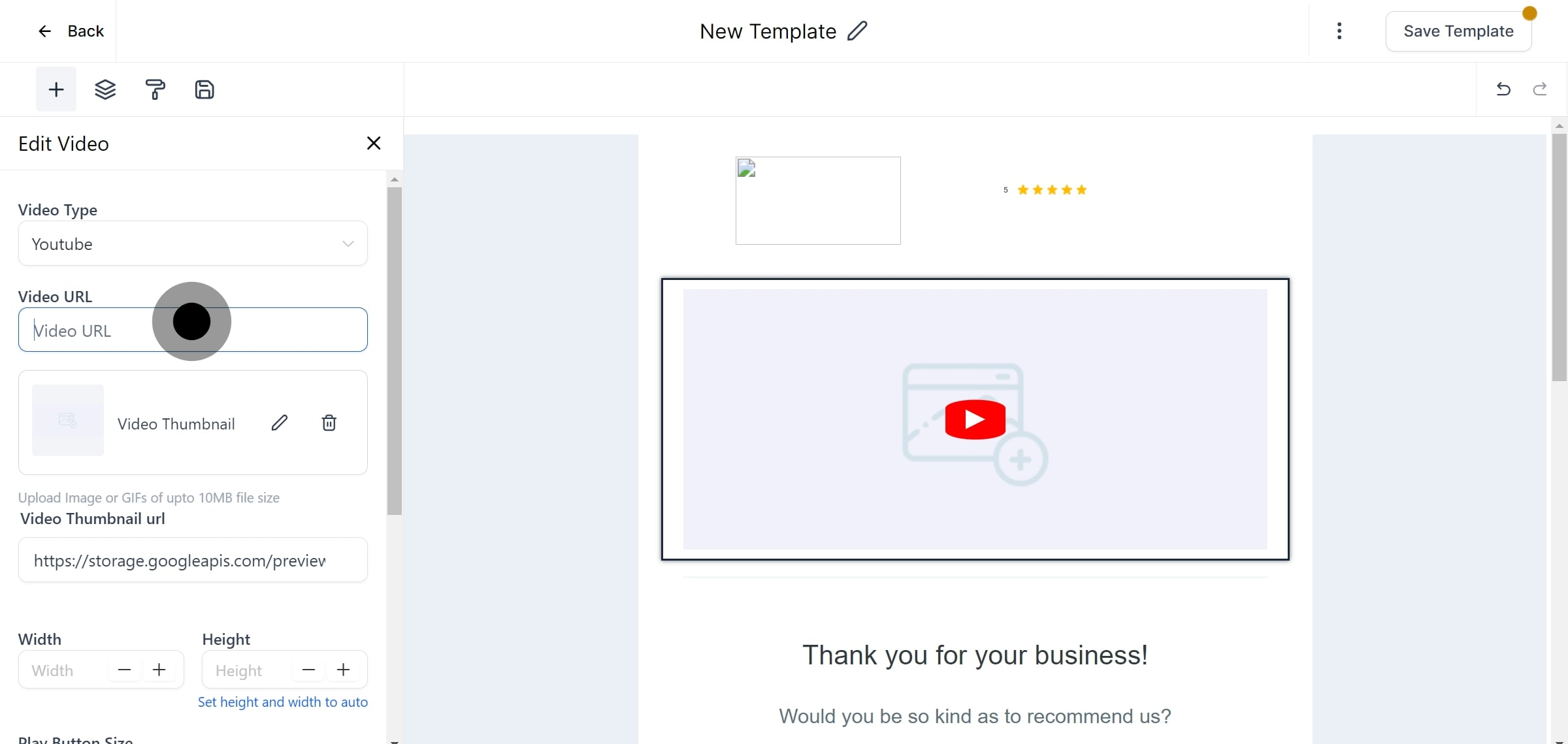 3 Then, click on the element.