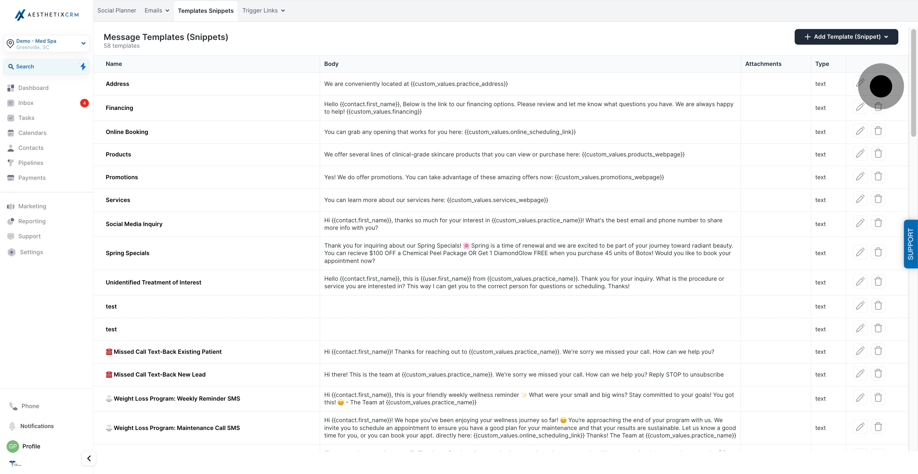5 Now, click on the element.