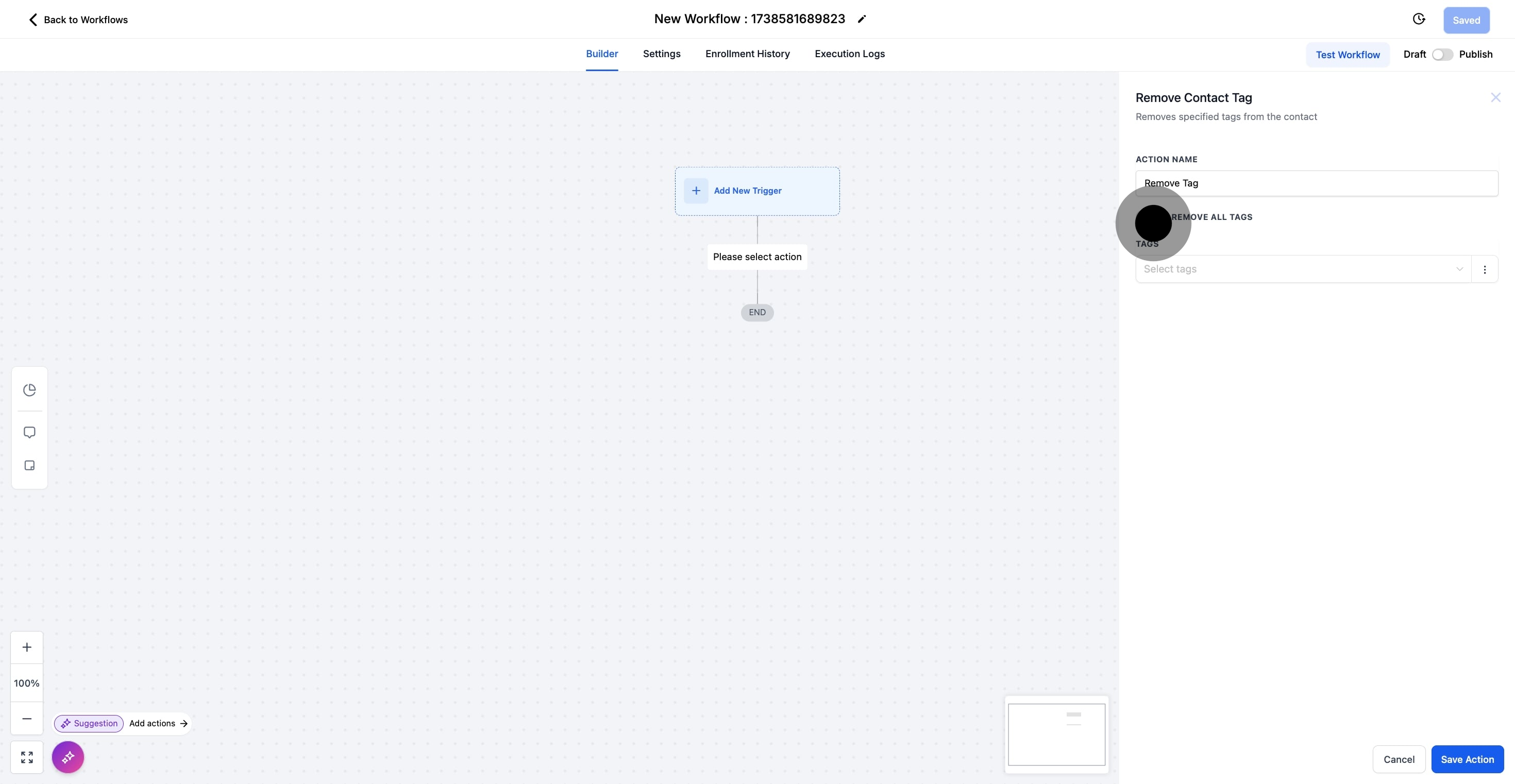7 Once that's done, click here.