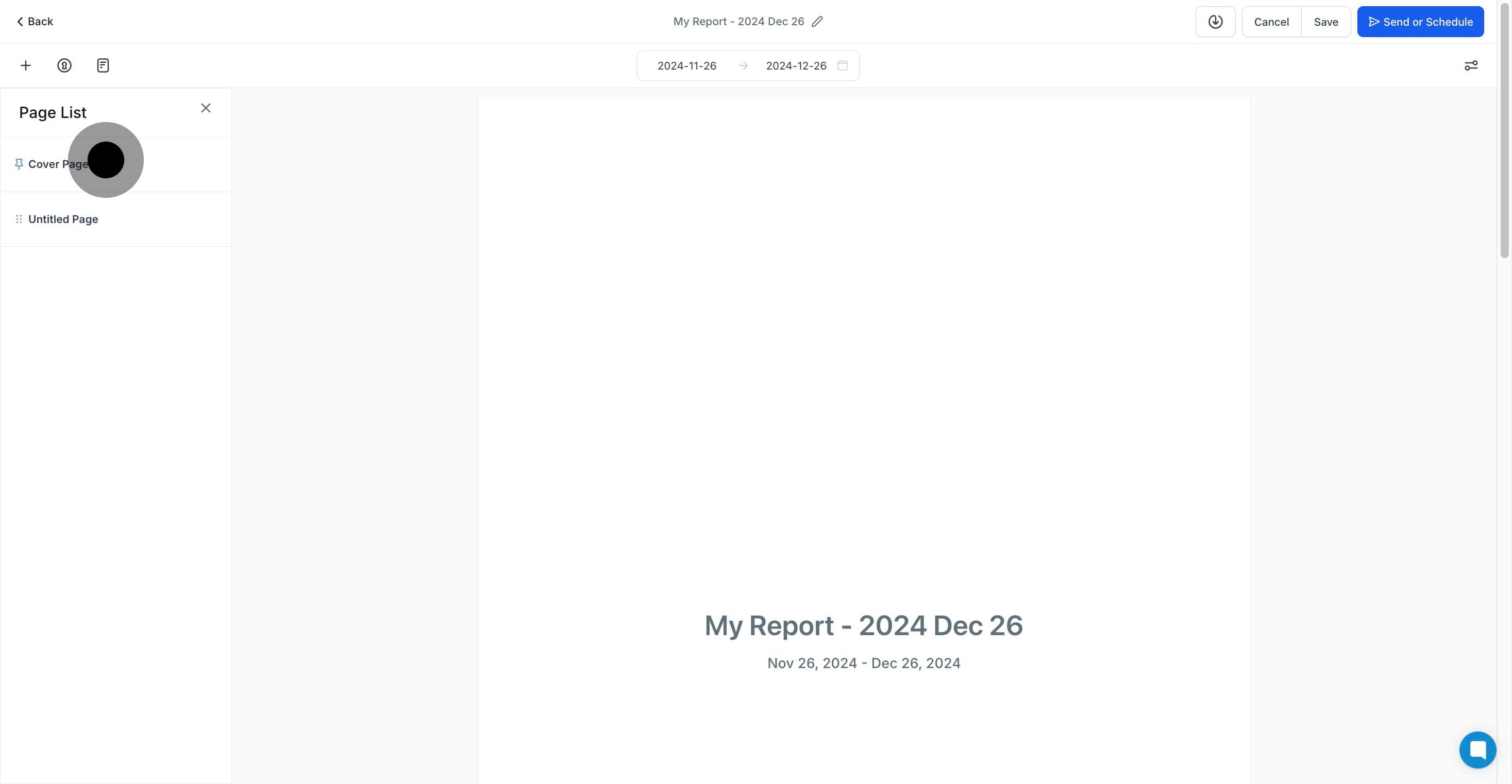 5 Click on the element.