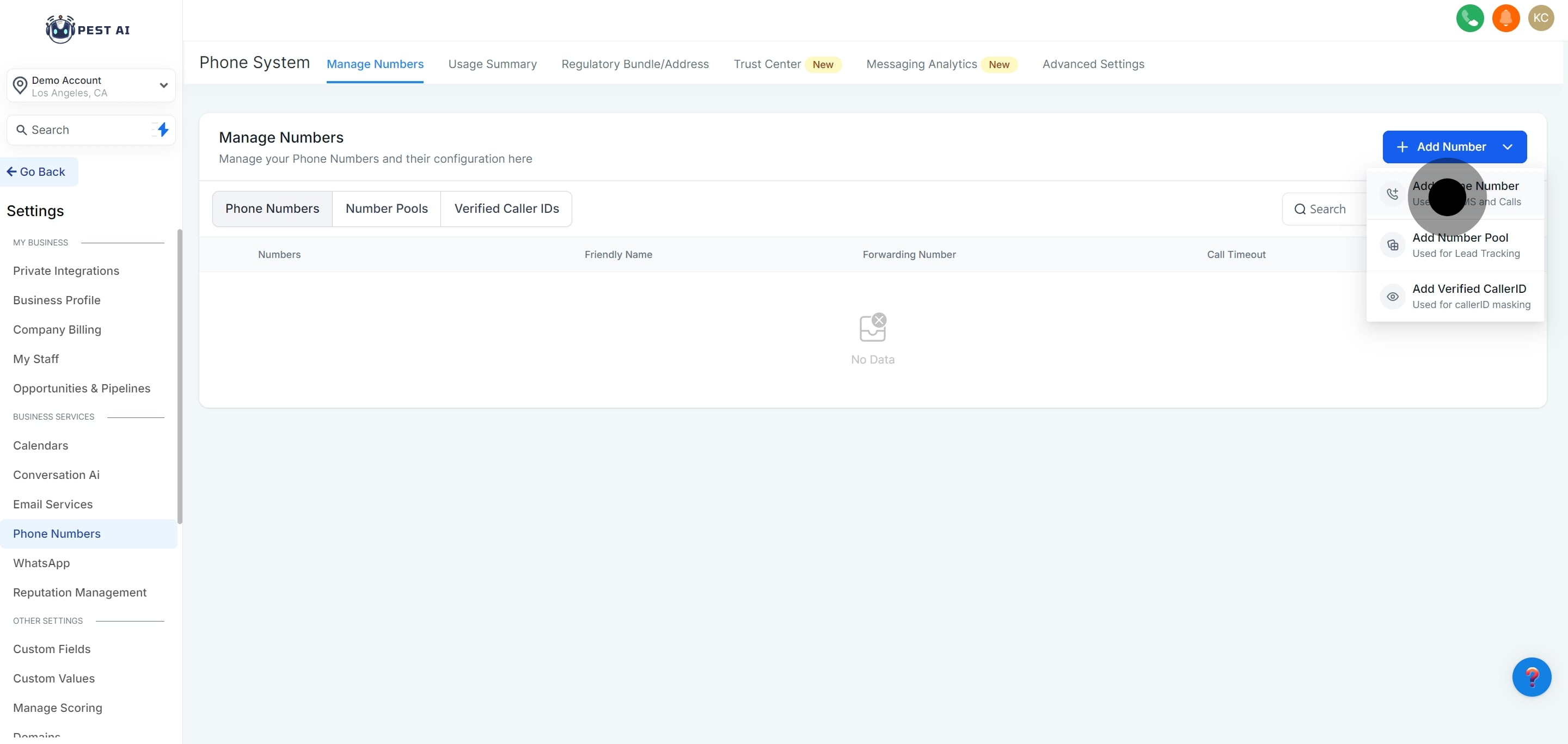 4 Next up, click on "Used for SMS and Calls".