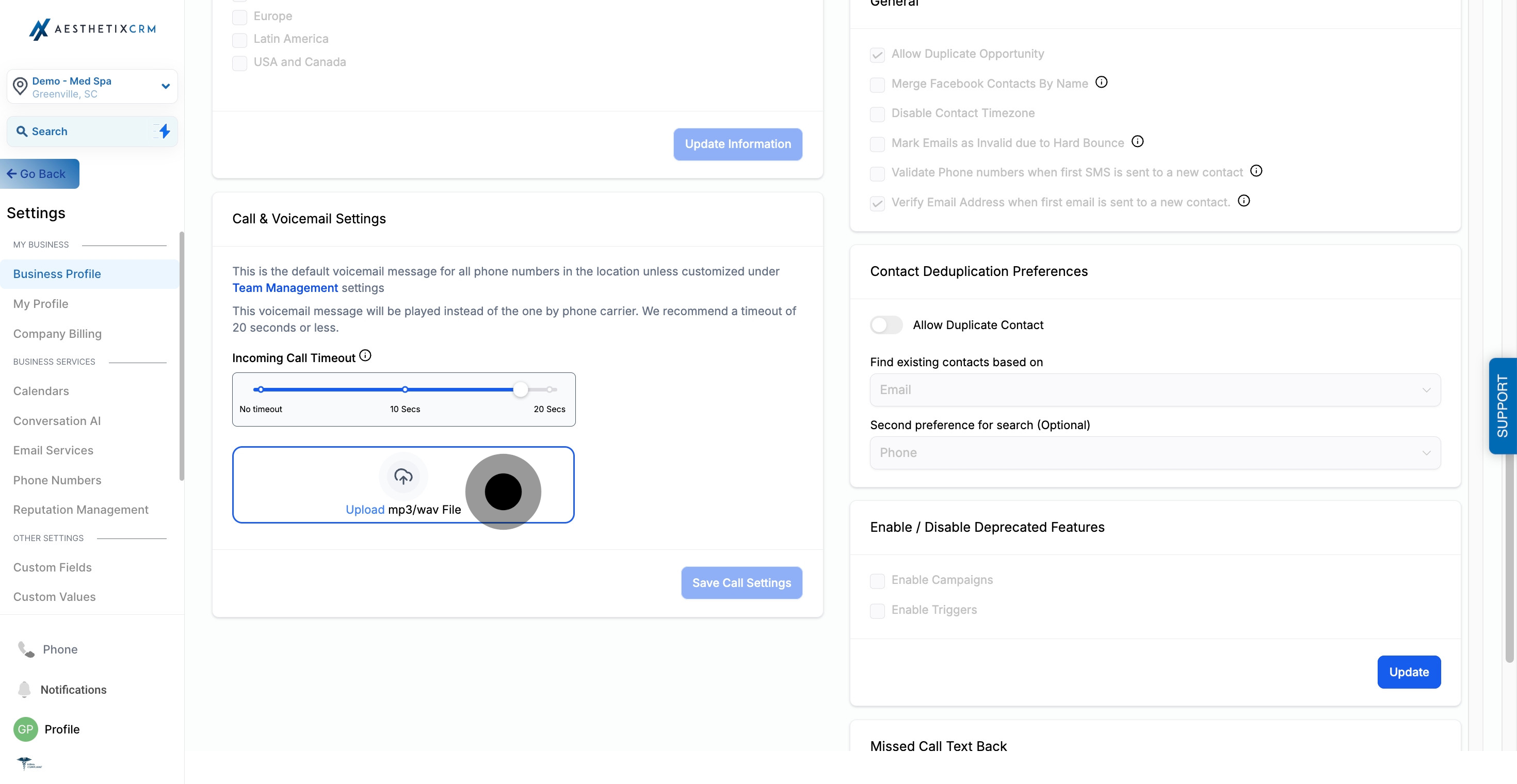 5 Click on the element.