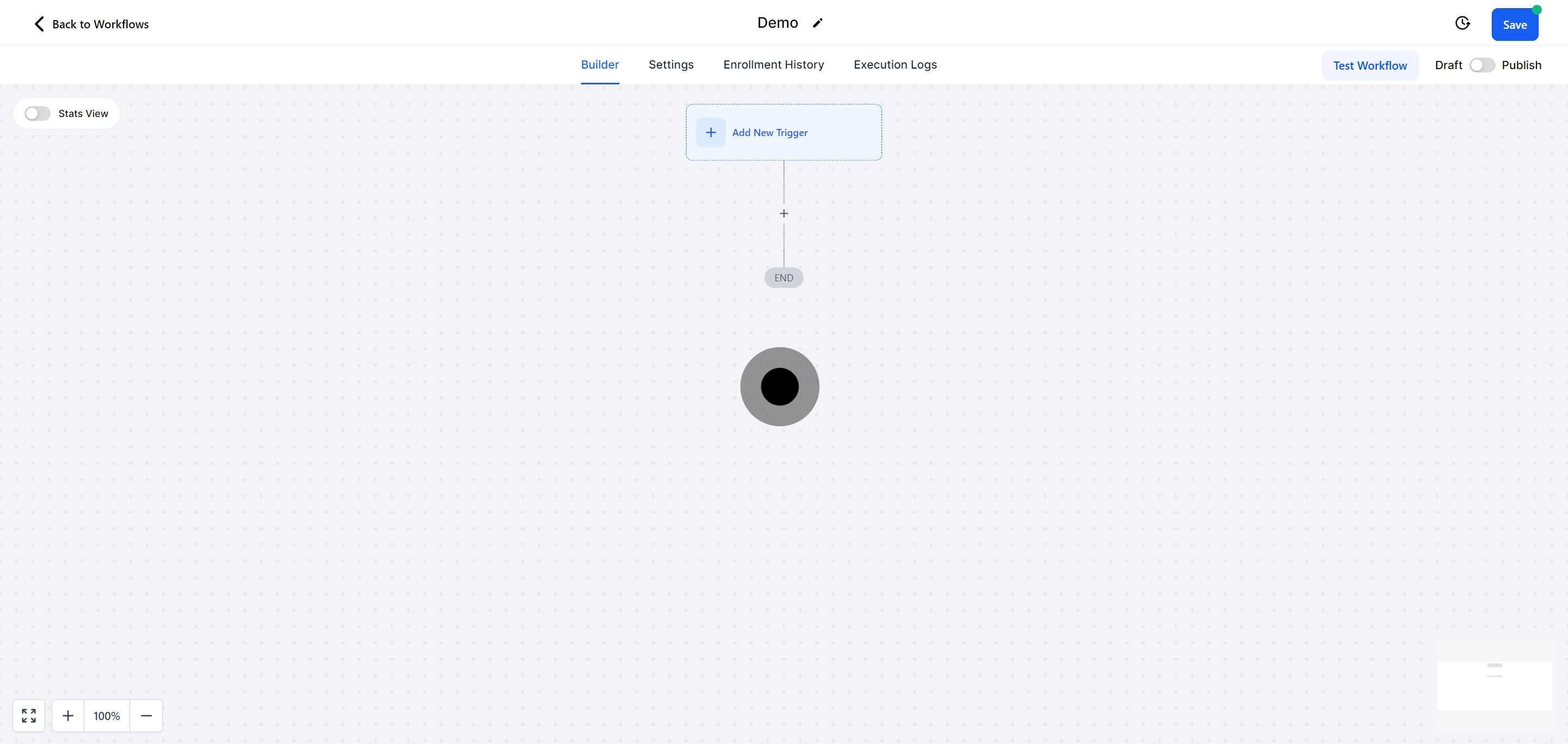 5 Click on "Builder".