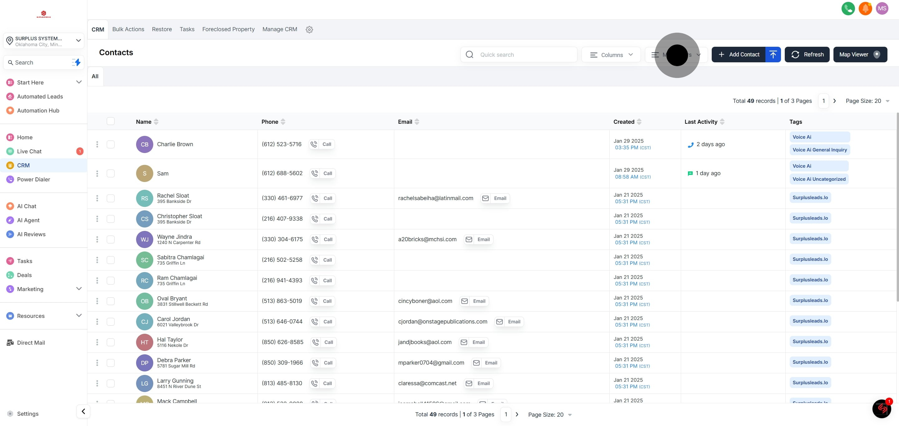 2 Click on "More Filters".
