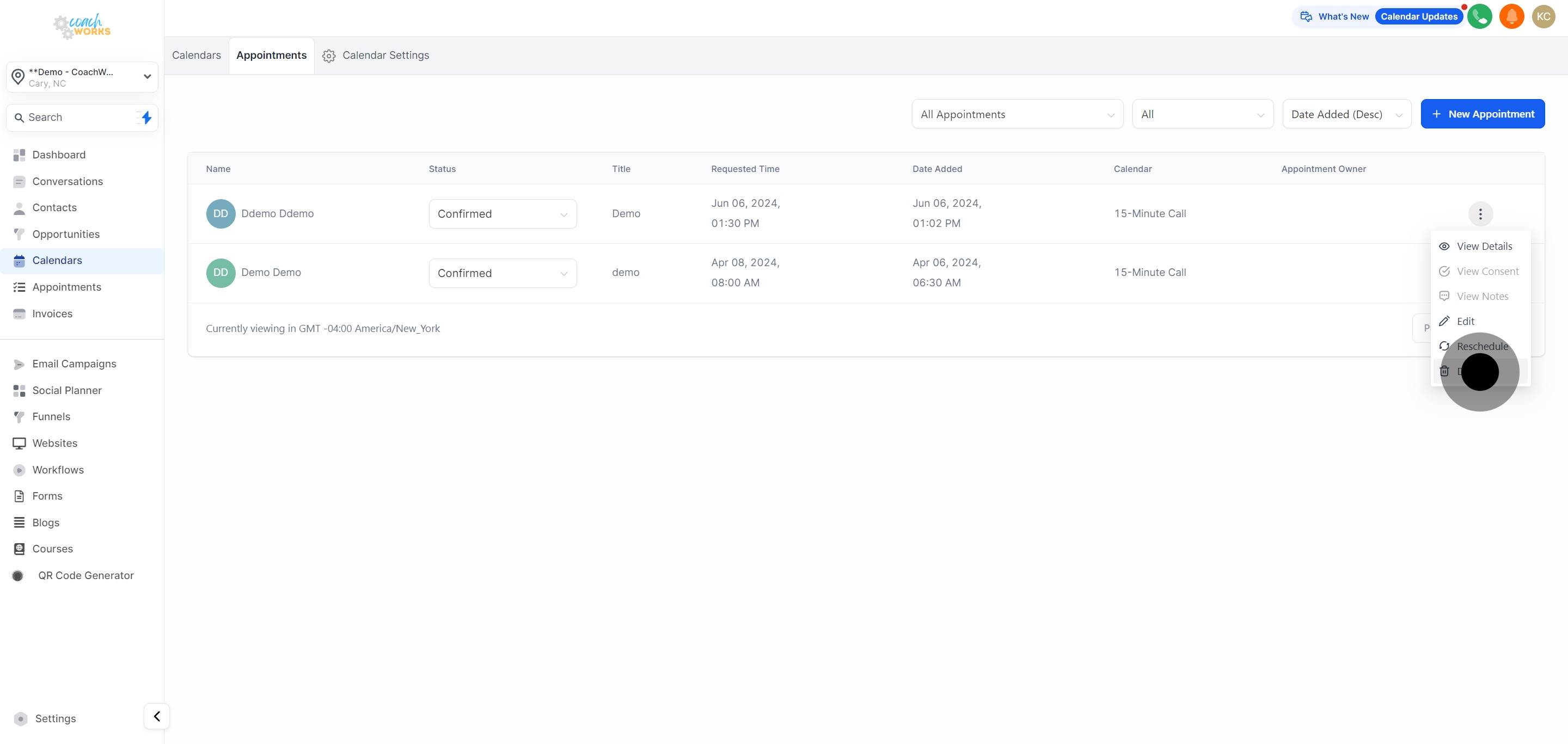 4 Once that's done, click on "Delete".