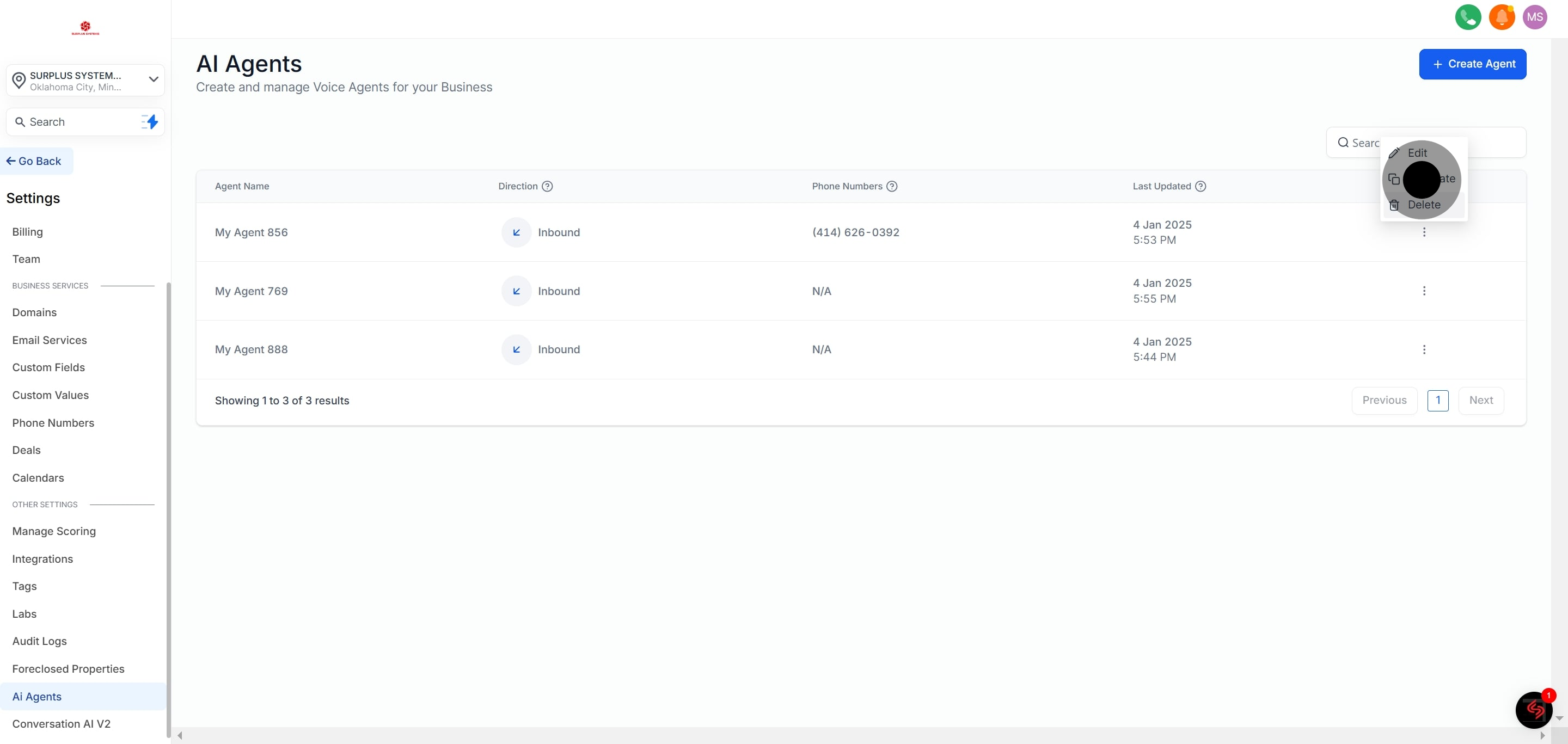 14 Following that, click on "Delete".