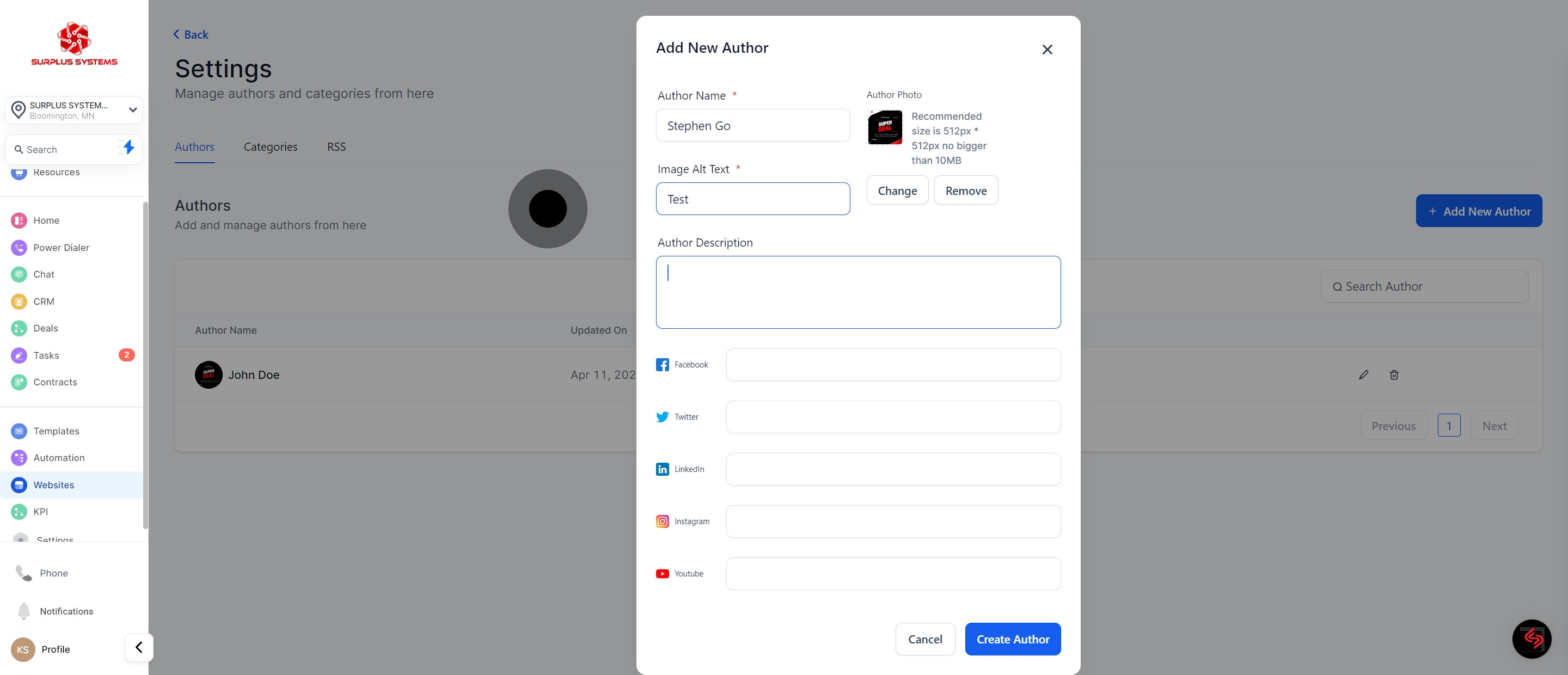 8 Click on the element.