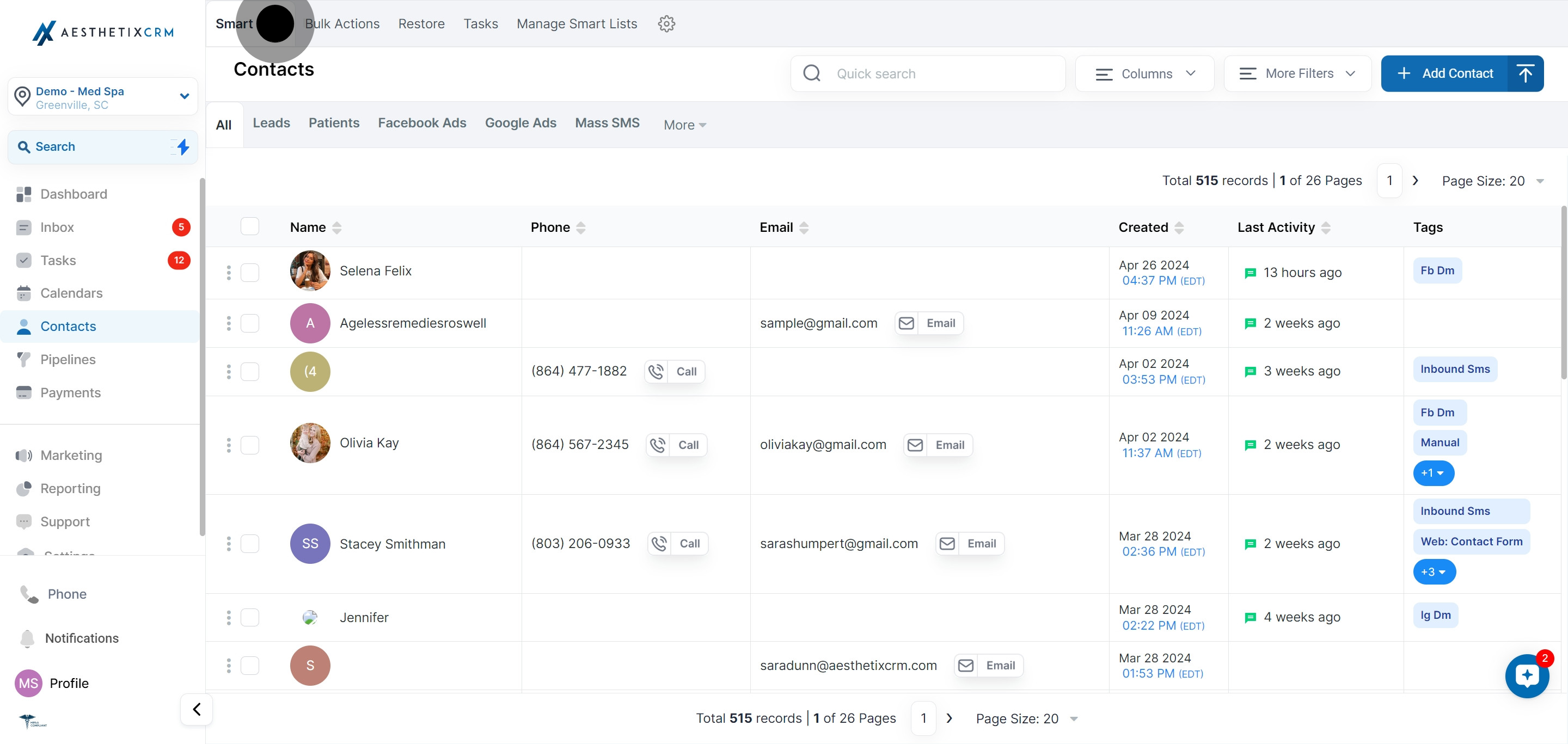 2 After that, click on "Smart Lists".