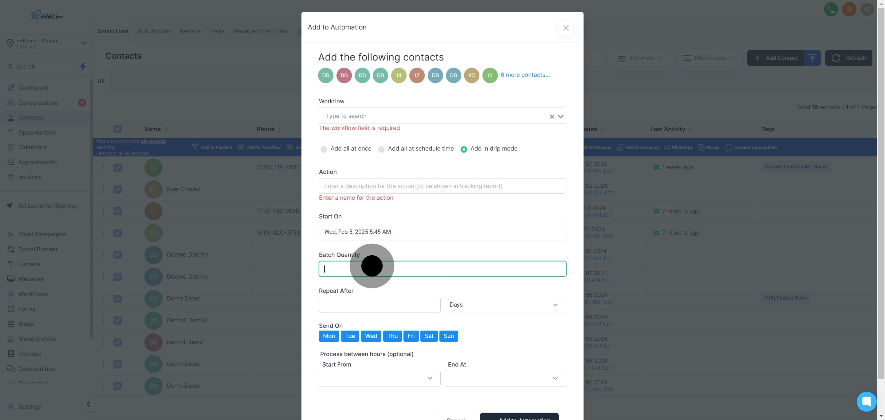 15 After that, click on the element.