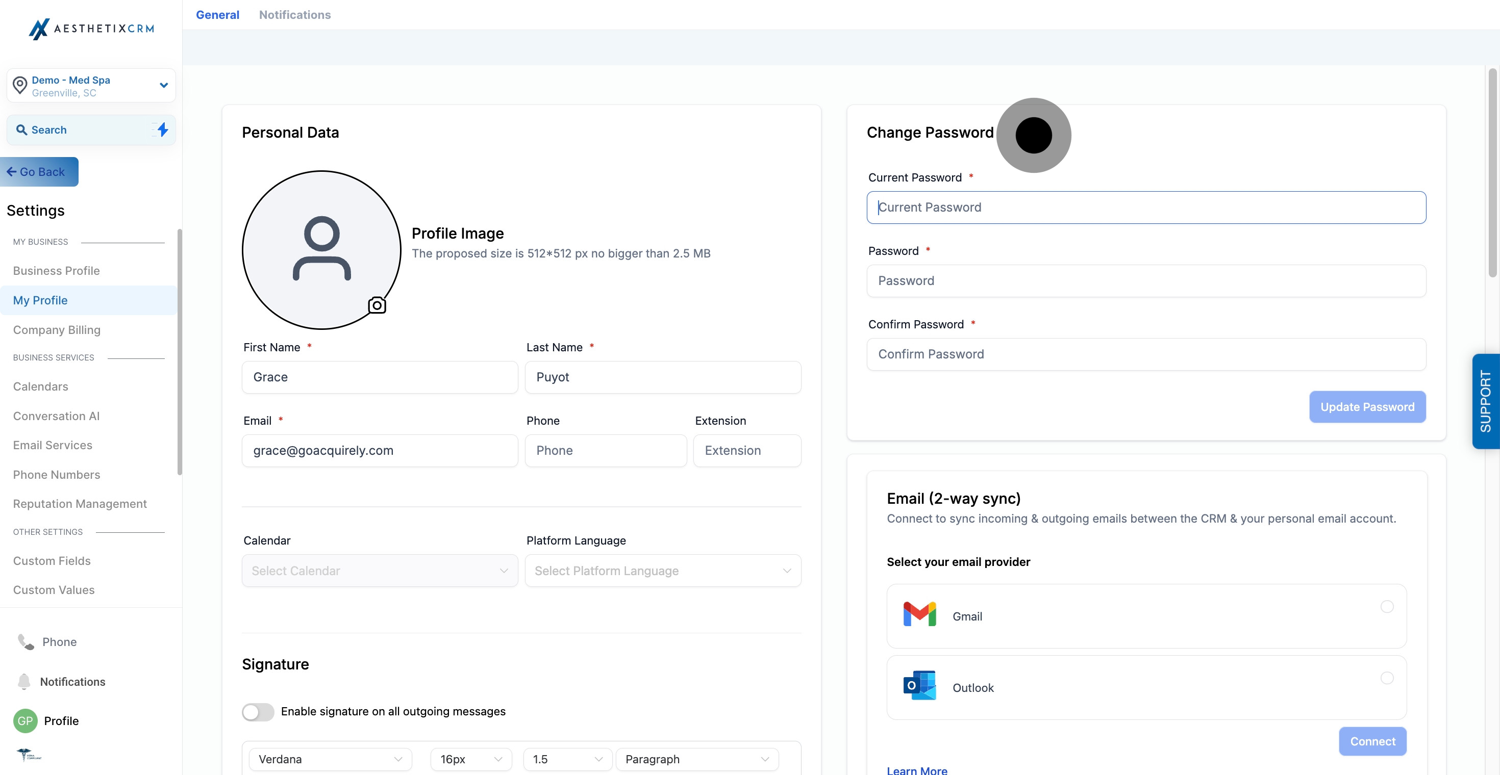 3 Next up, click on the element.