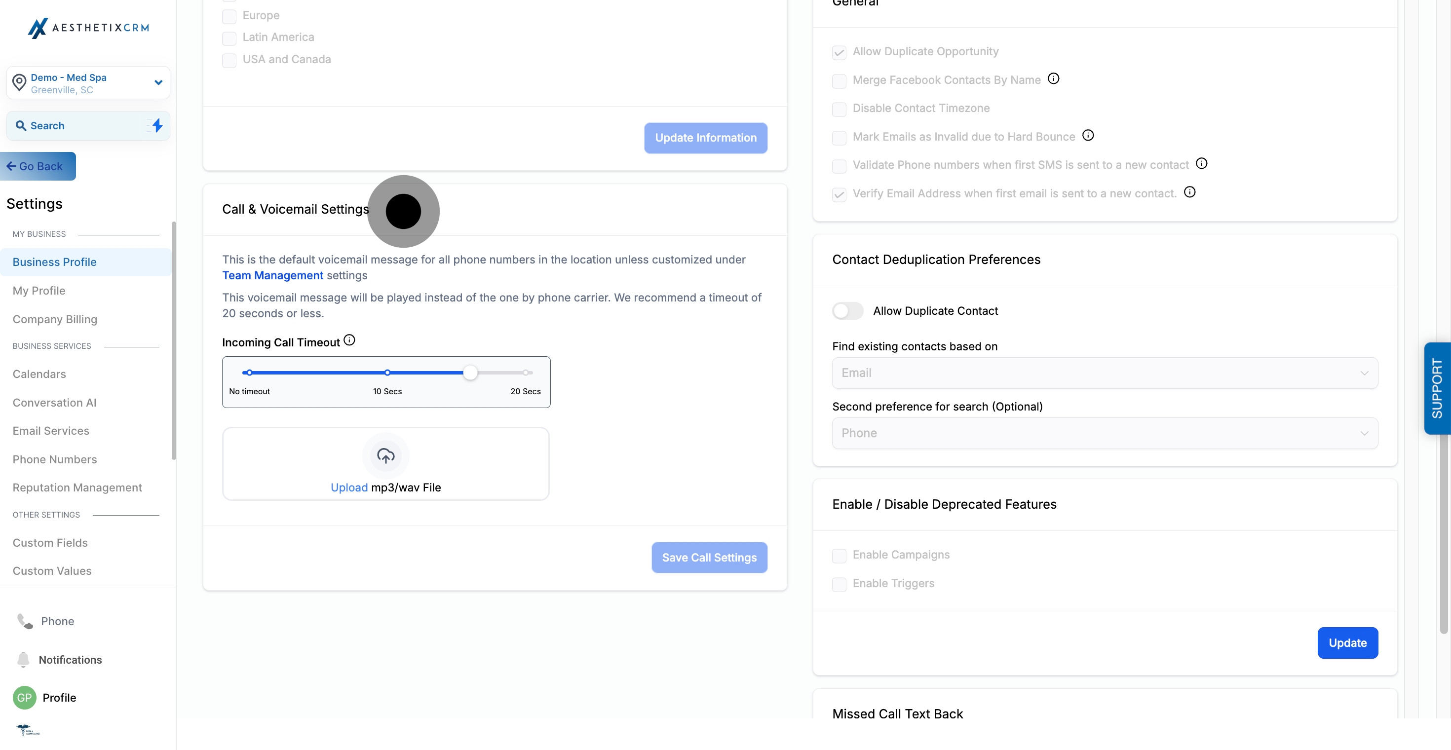 3 Afterwards, click on the element.