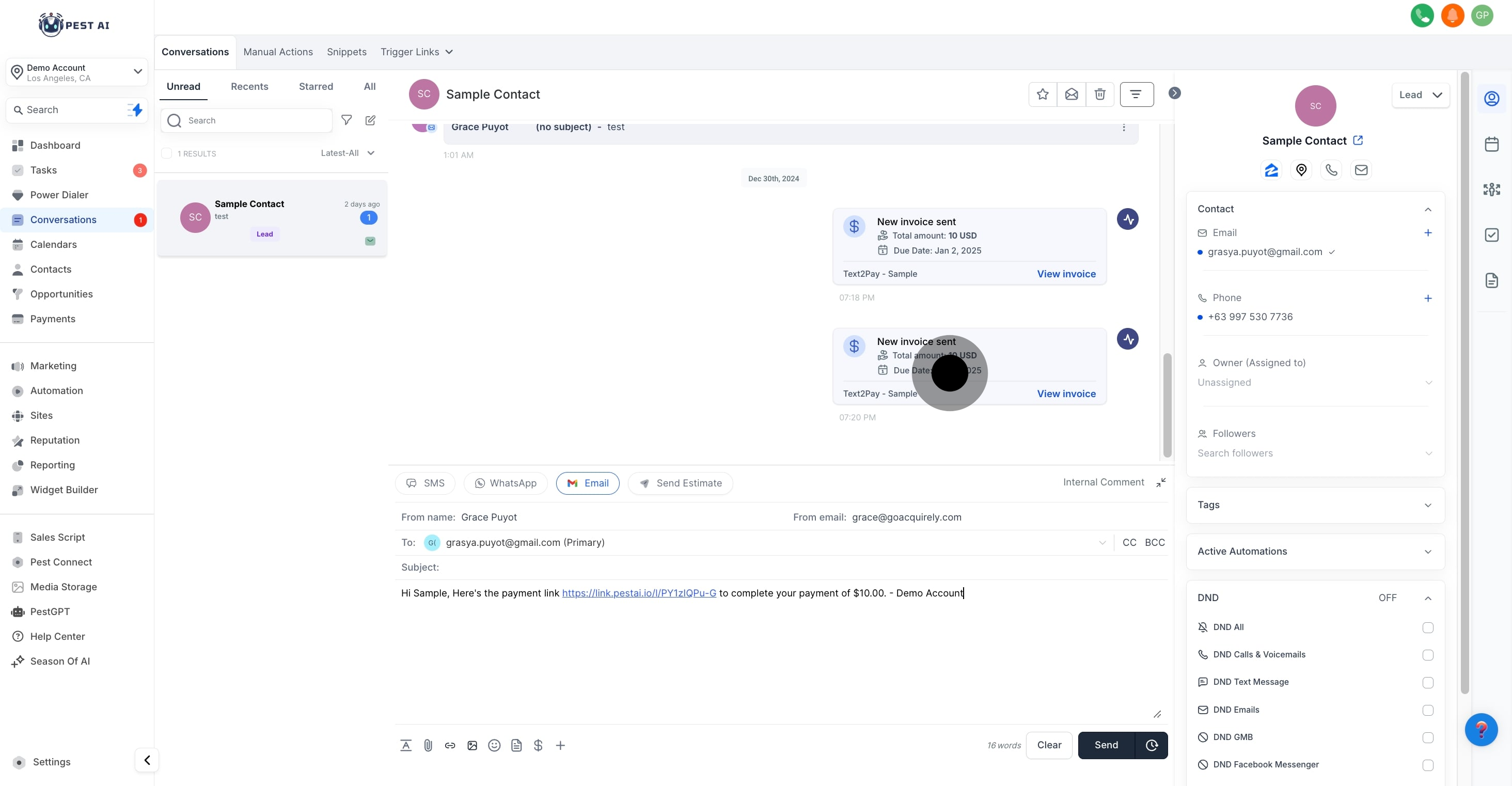 12 Afterwards, click on "Hi Sample, Here's the payment link to complete your payment ...".