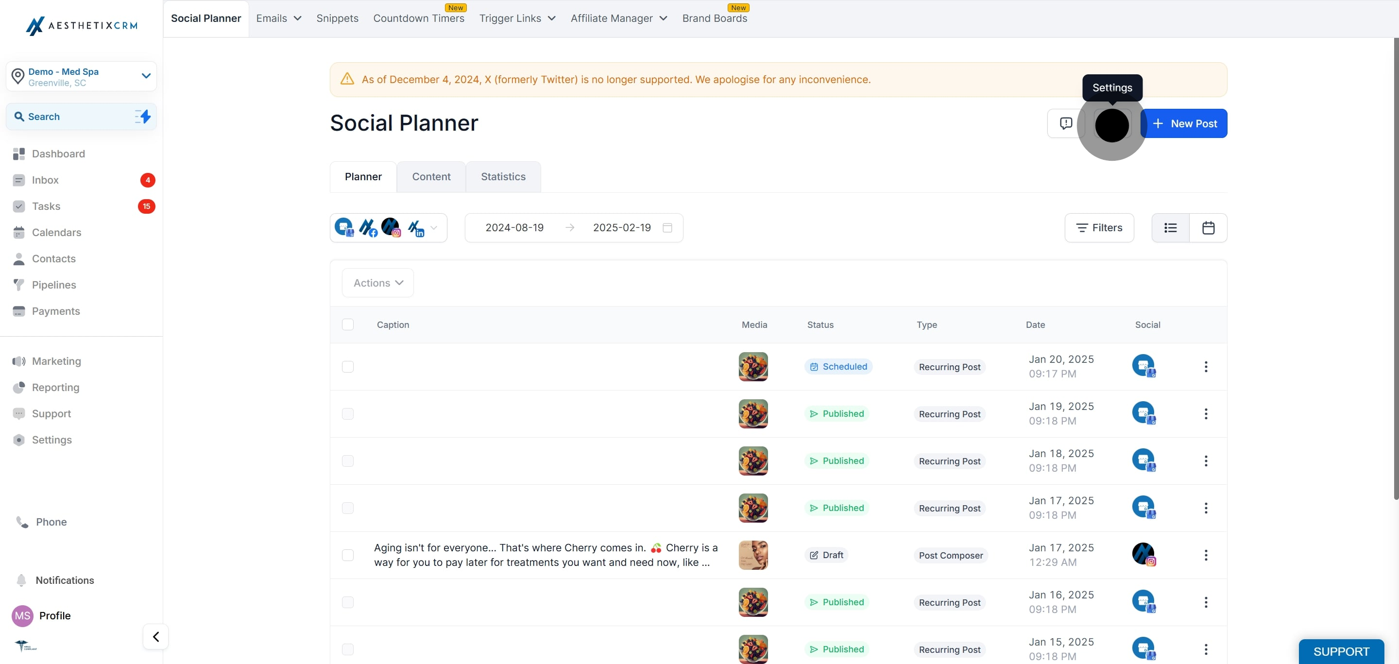 3 Following that, click on the element.