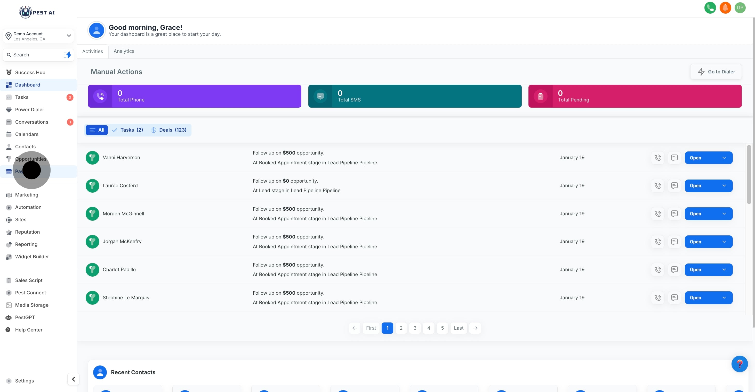 1 First off, click on "Payments".