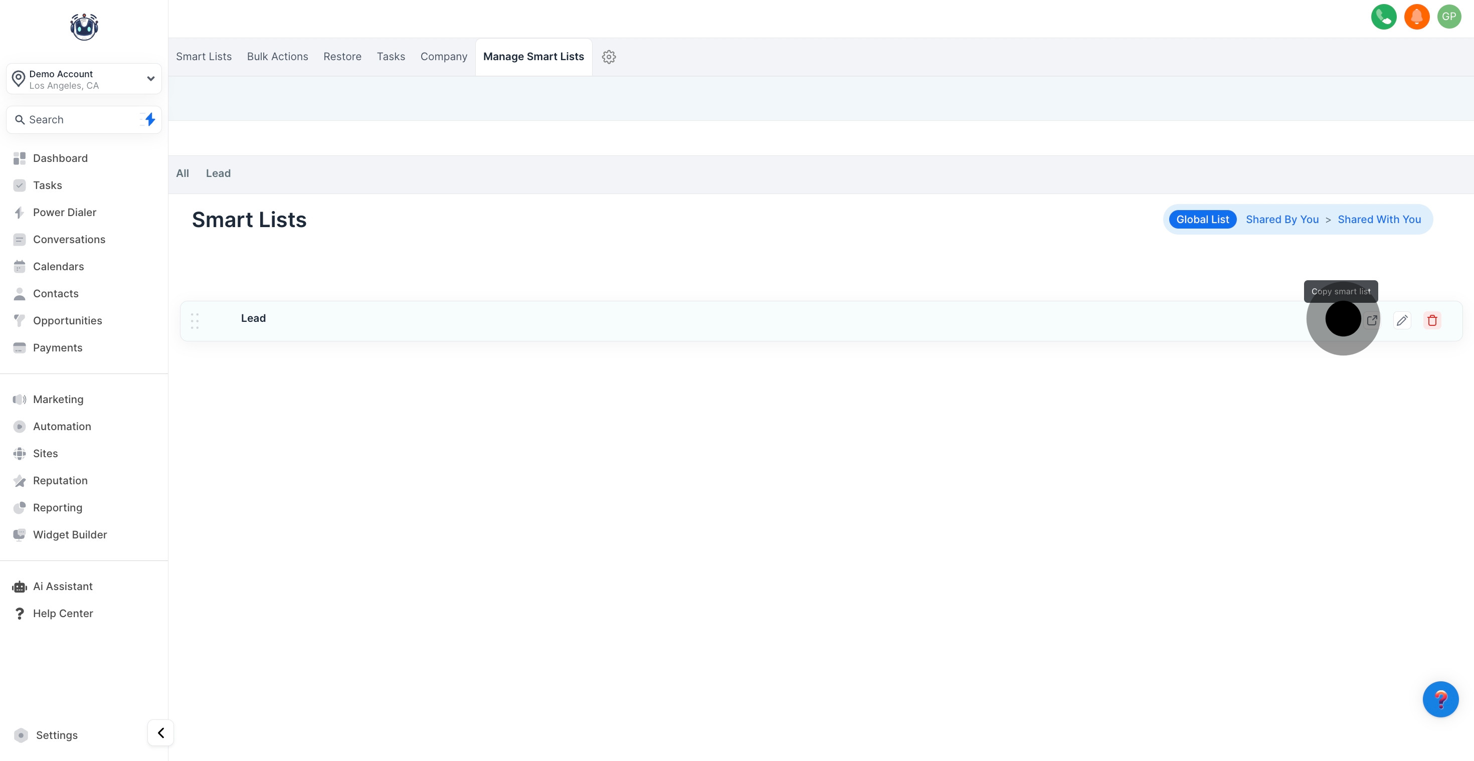 4 Click on the element.