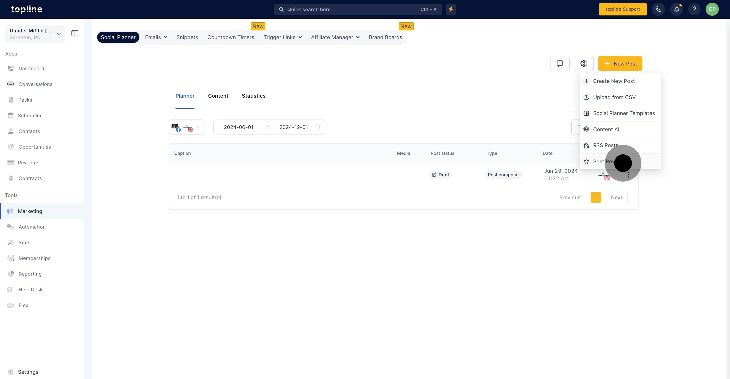 4 Now, click on "Post Reviews".