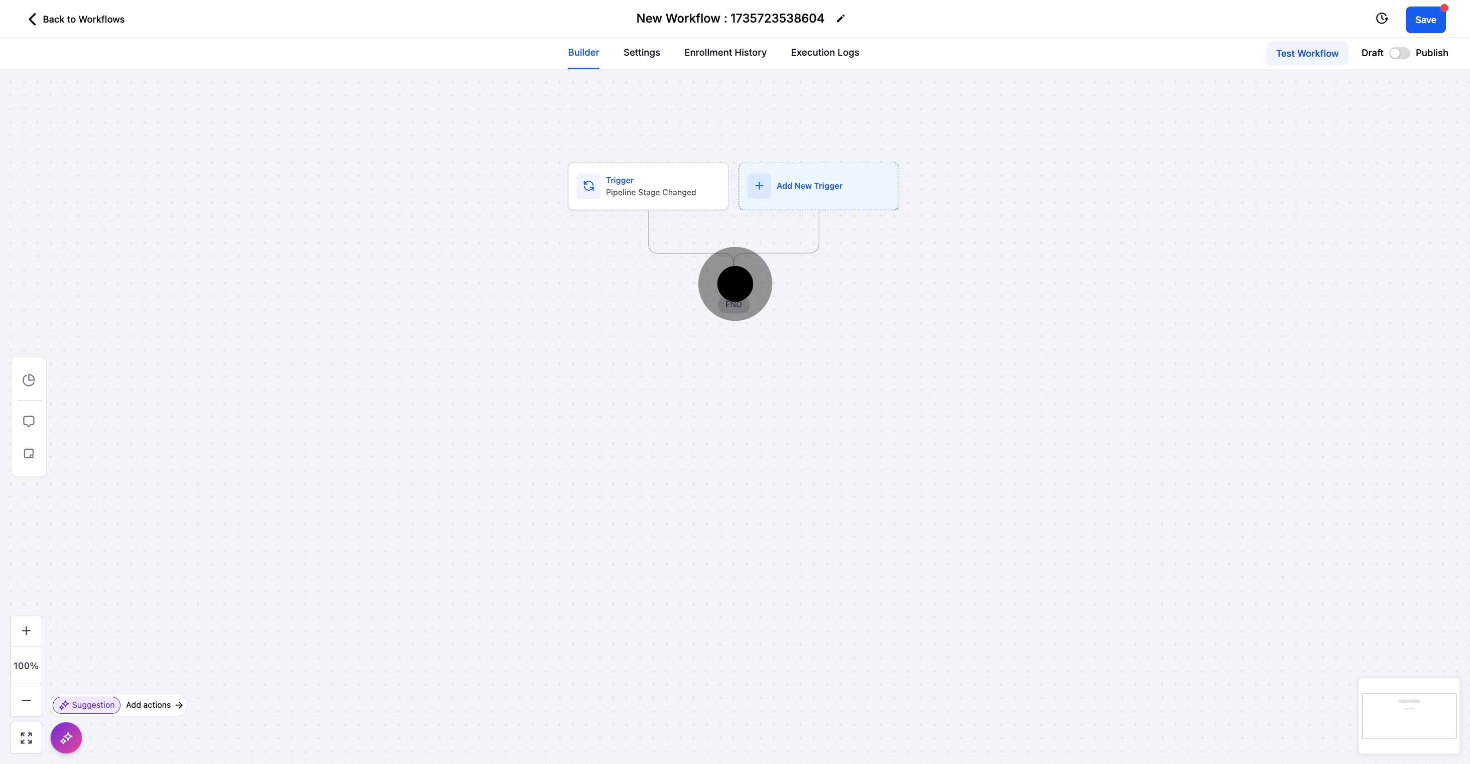 3 Next, click on the element.
