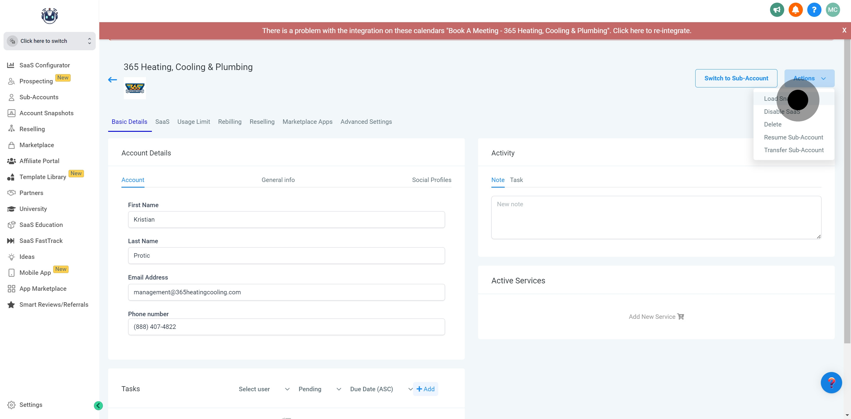 10 Click on "Load Snapshot".