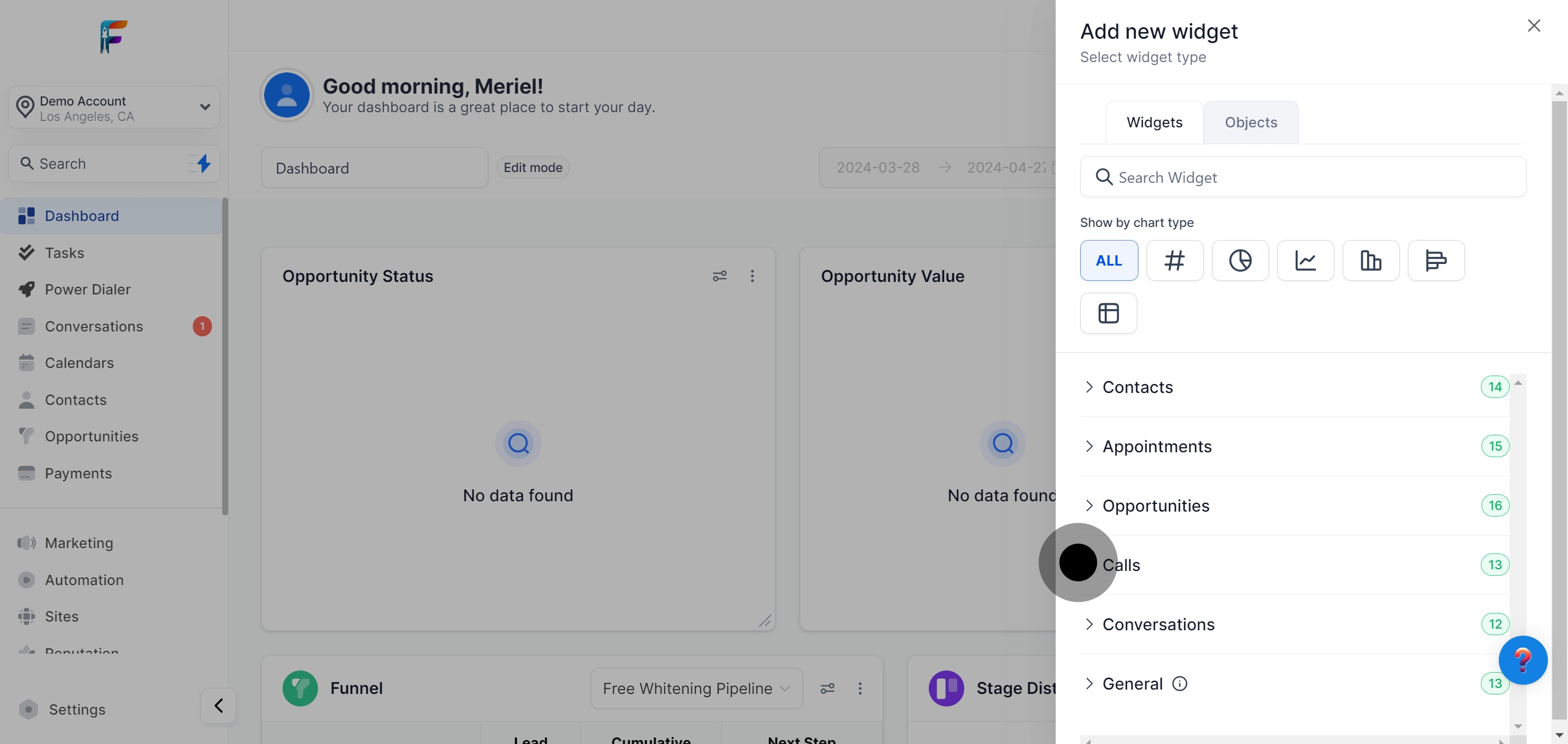 10 Next, click on the element.