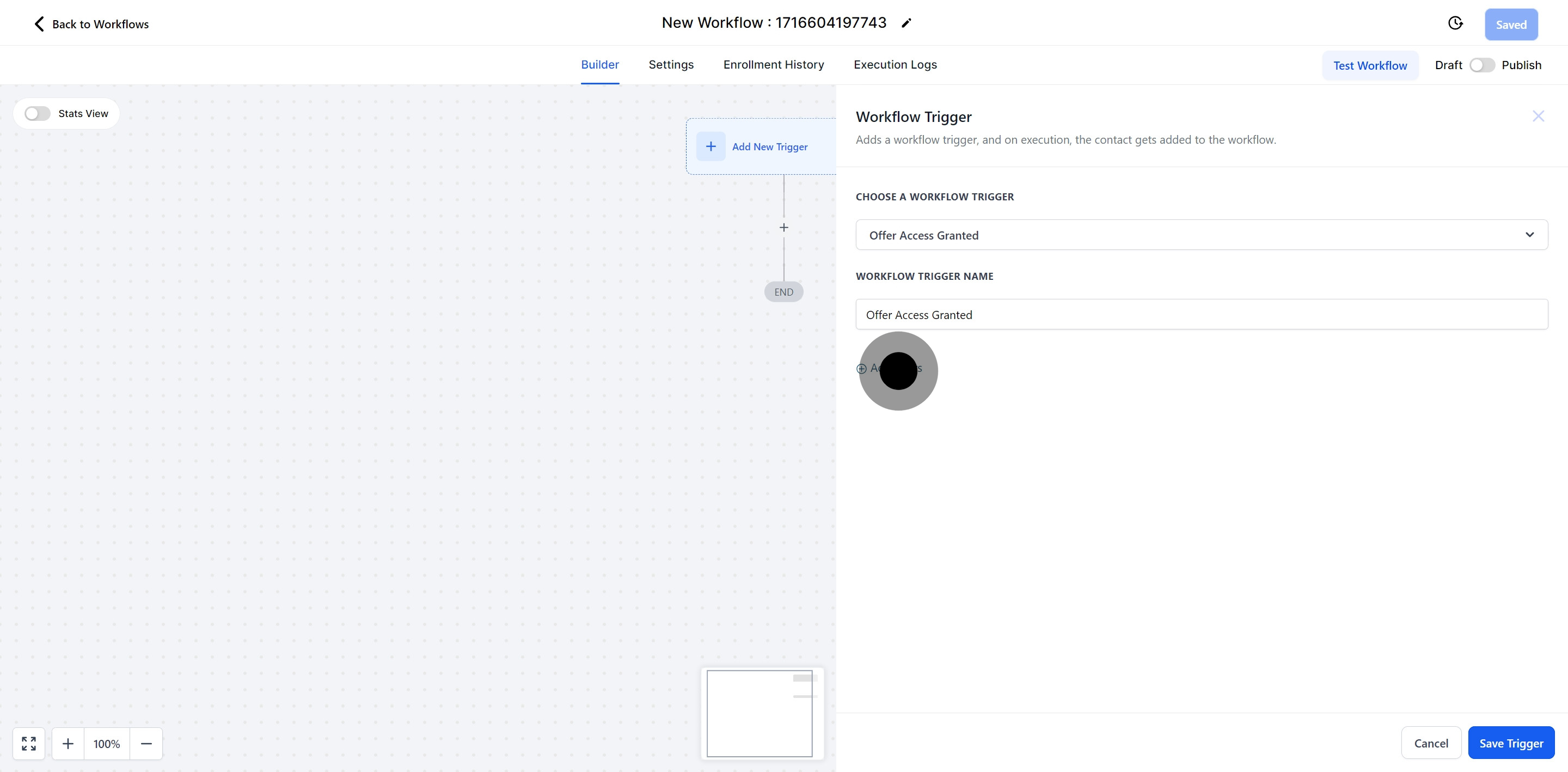 5 Click on "Add filters".