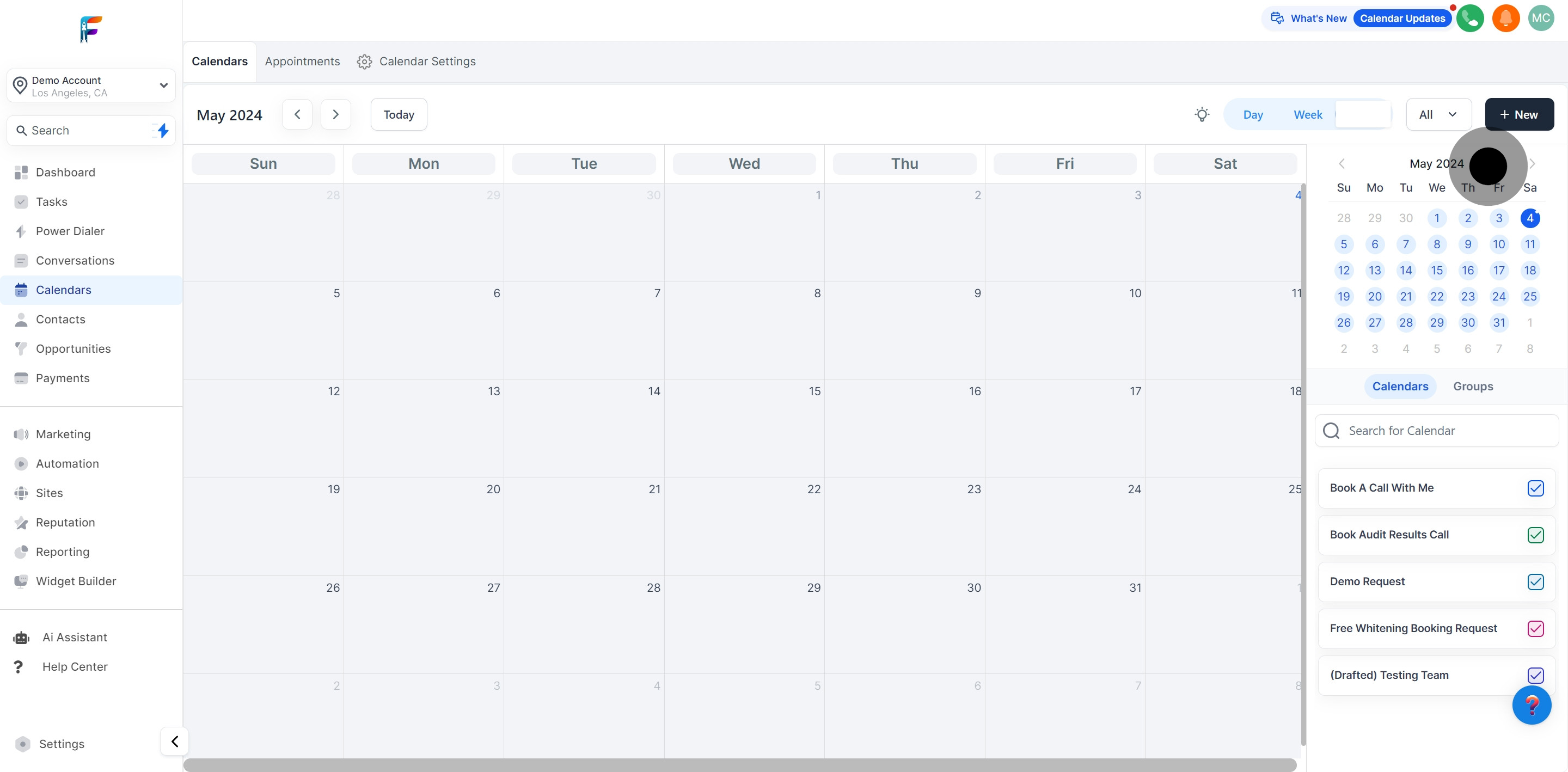 7 Click on the element.
