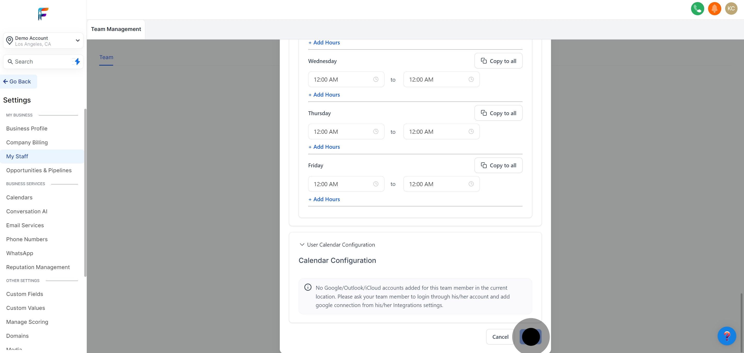 20 Next, click on "Save".