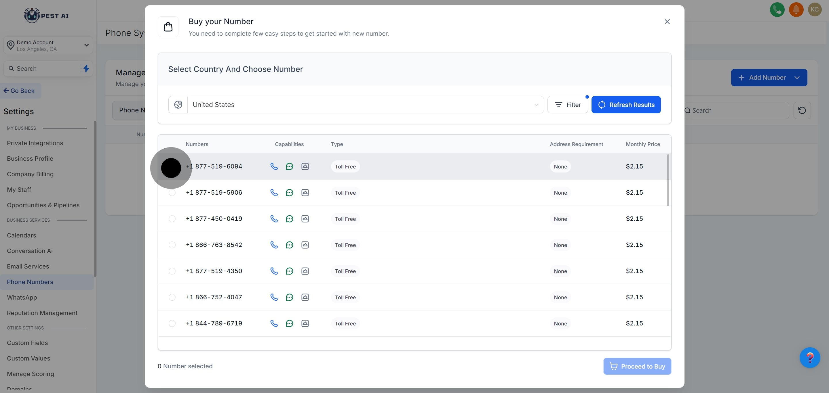 8 Afterwards, click on the element.