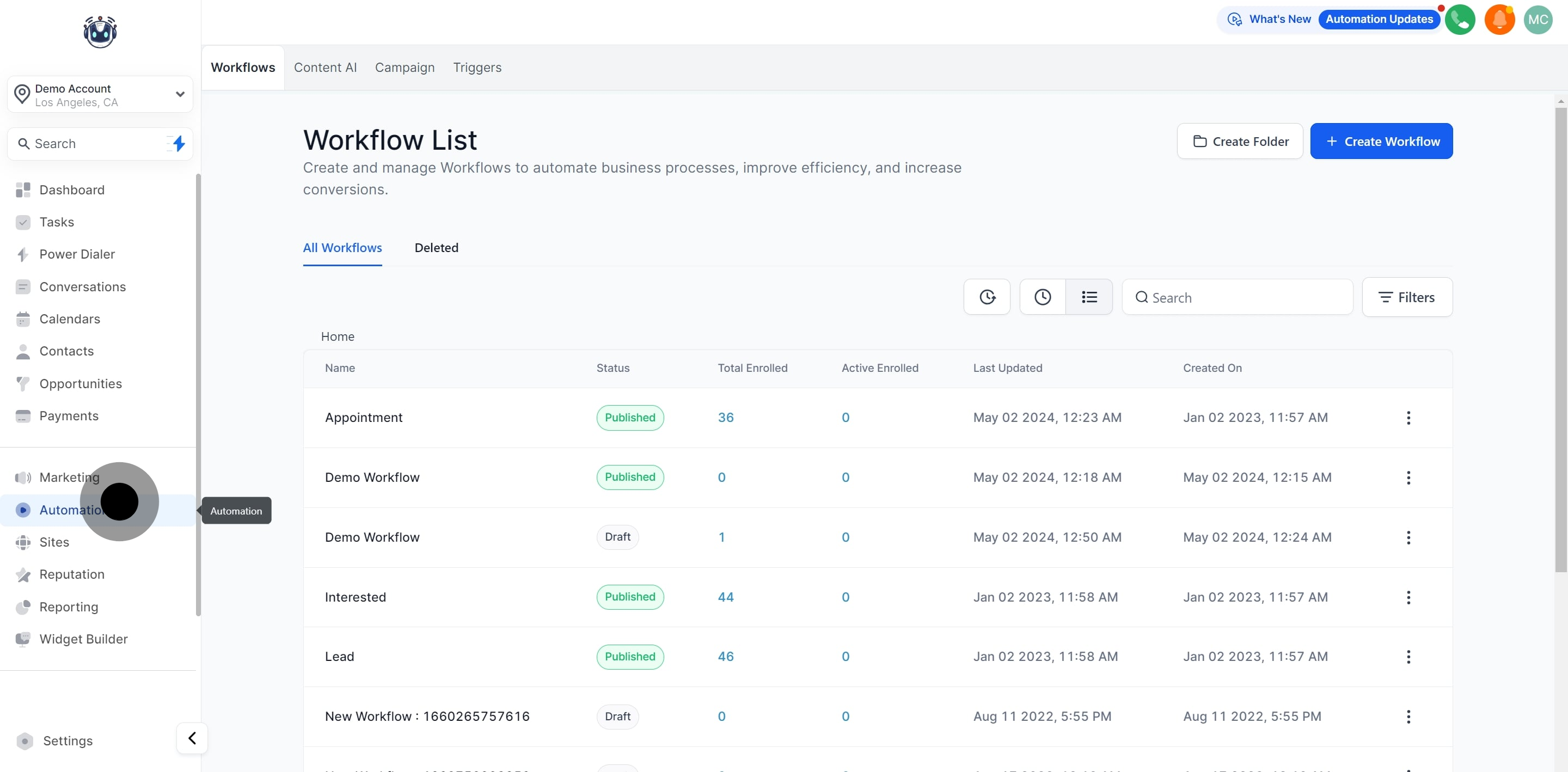 1 To kick off, click on the element.