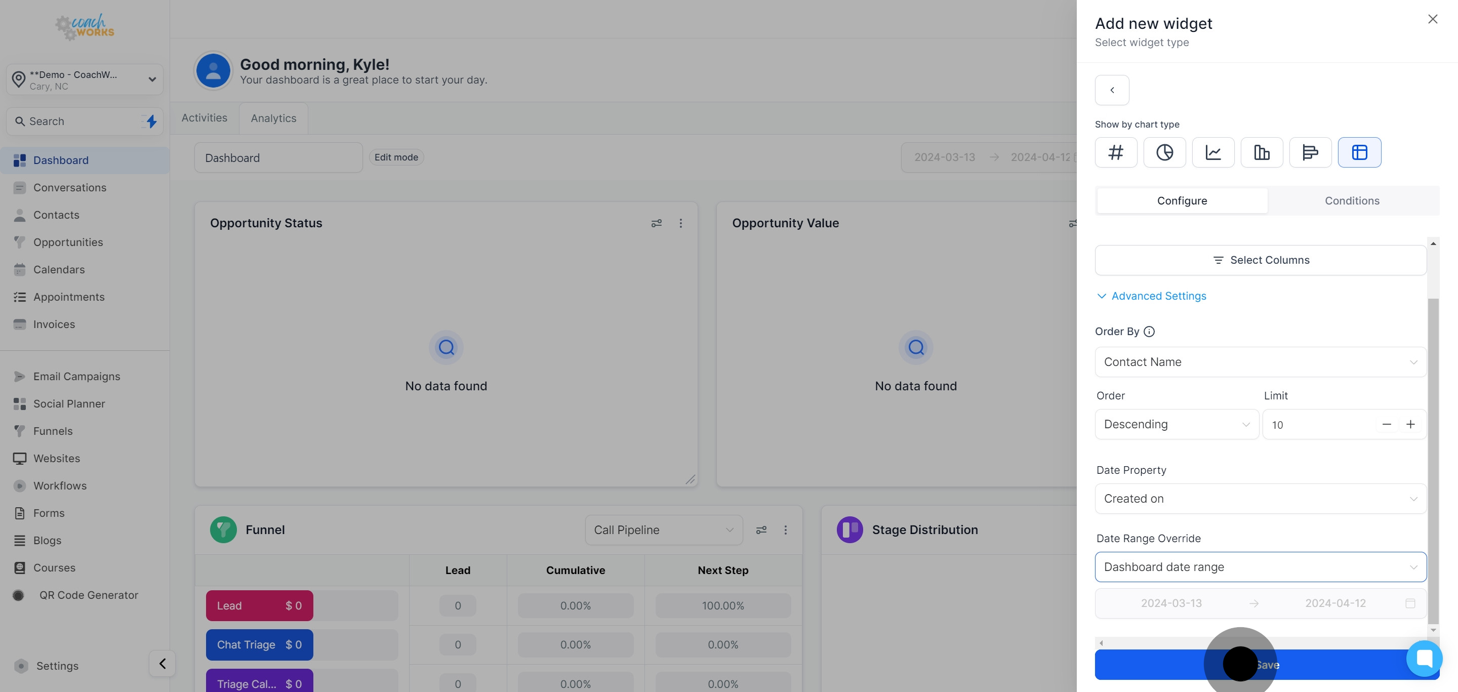 20 Next, click on "Save".