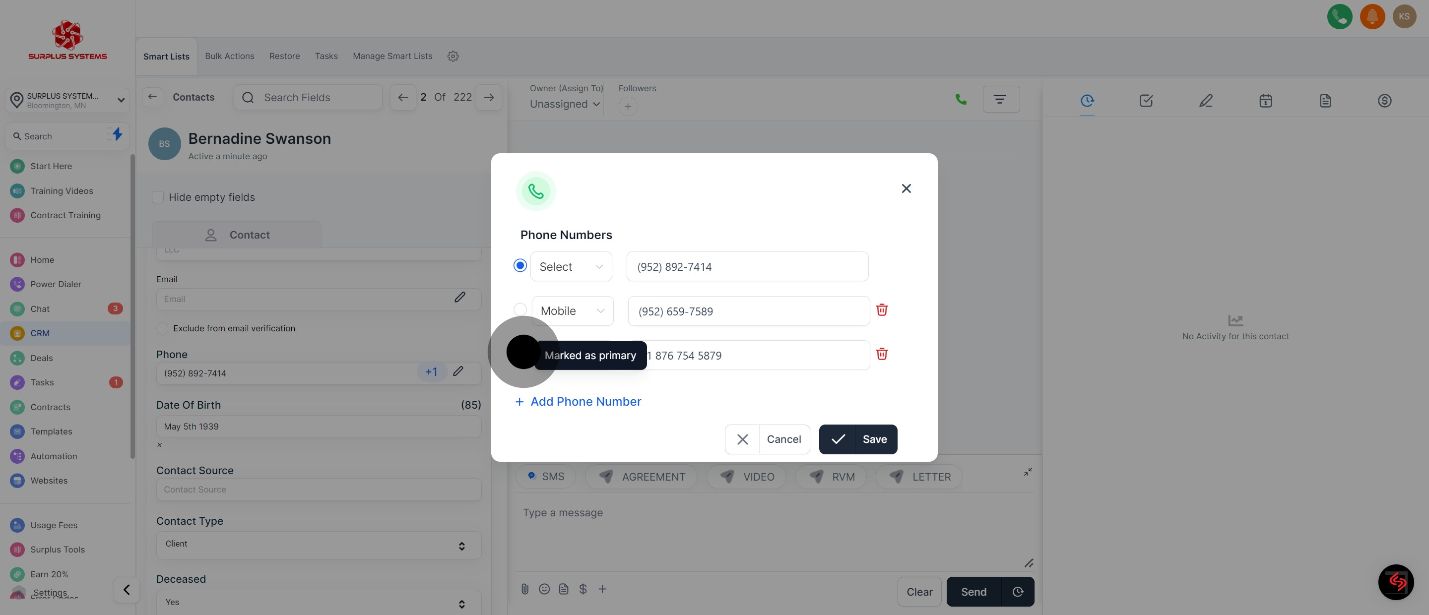 8 Afterwards, click on the element.